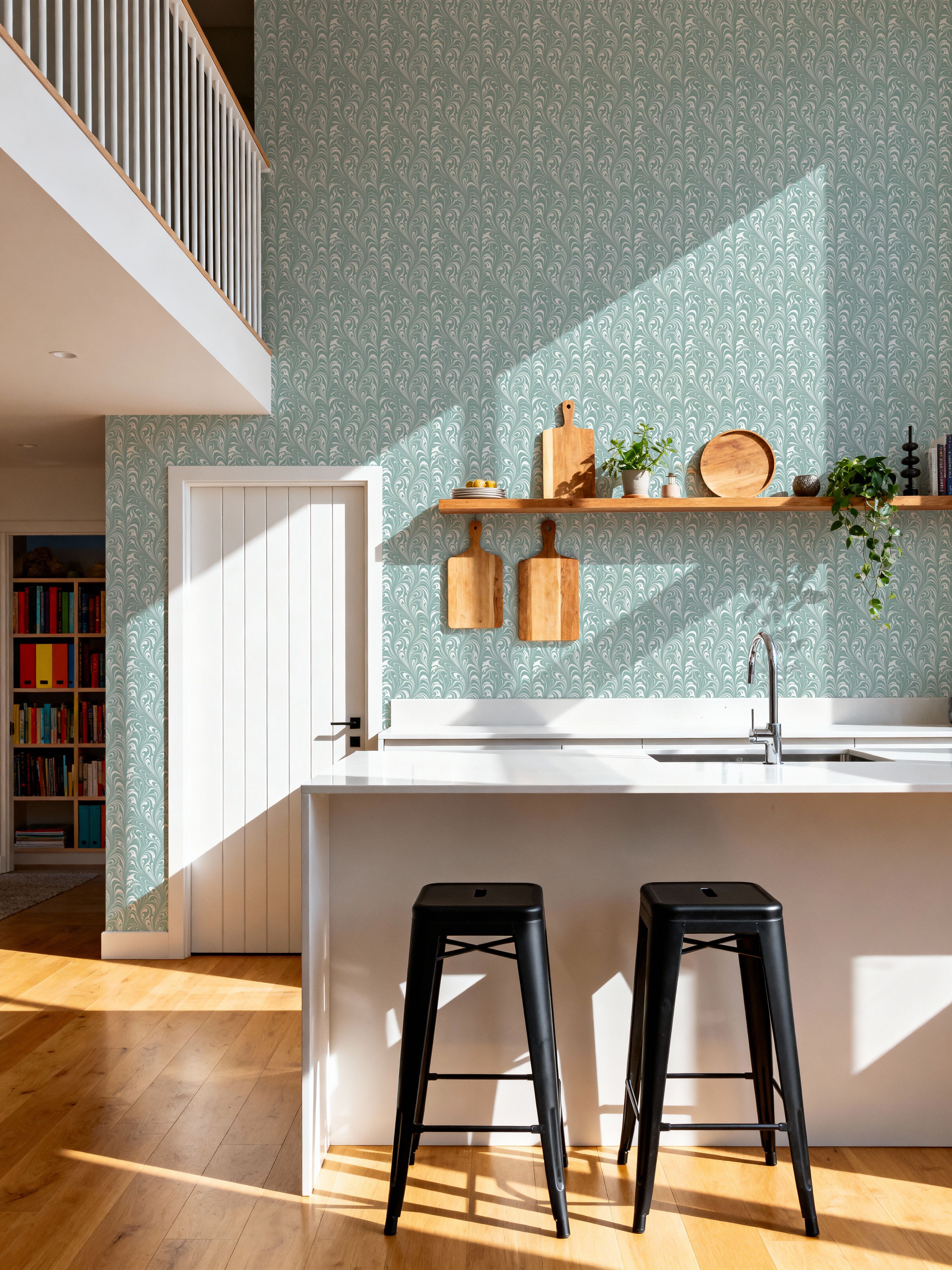 Marbelized Flow, Duck Egg