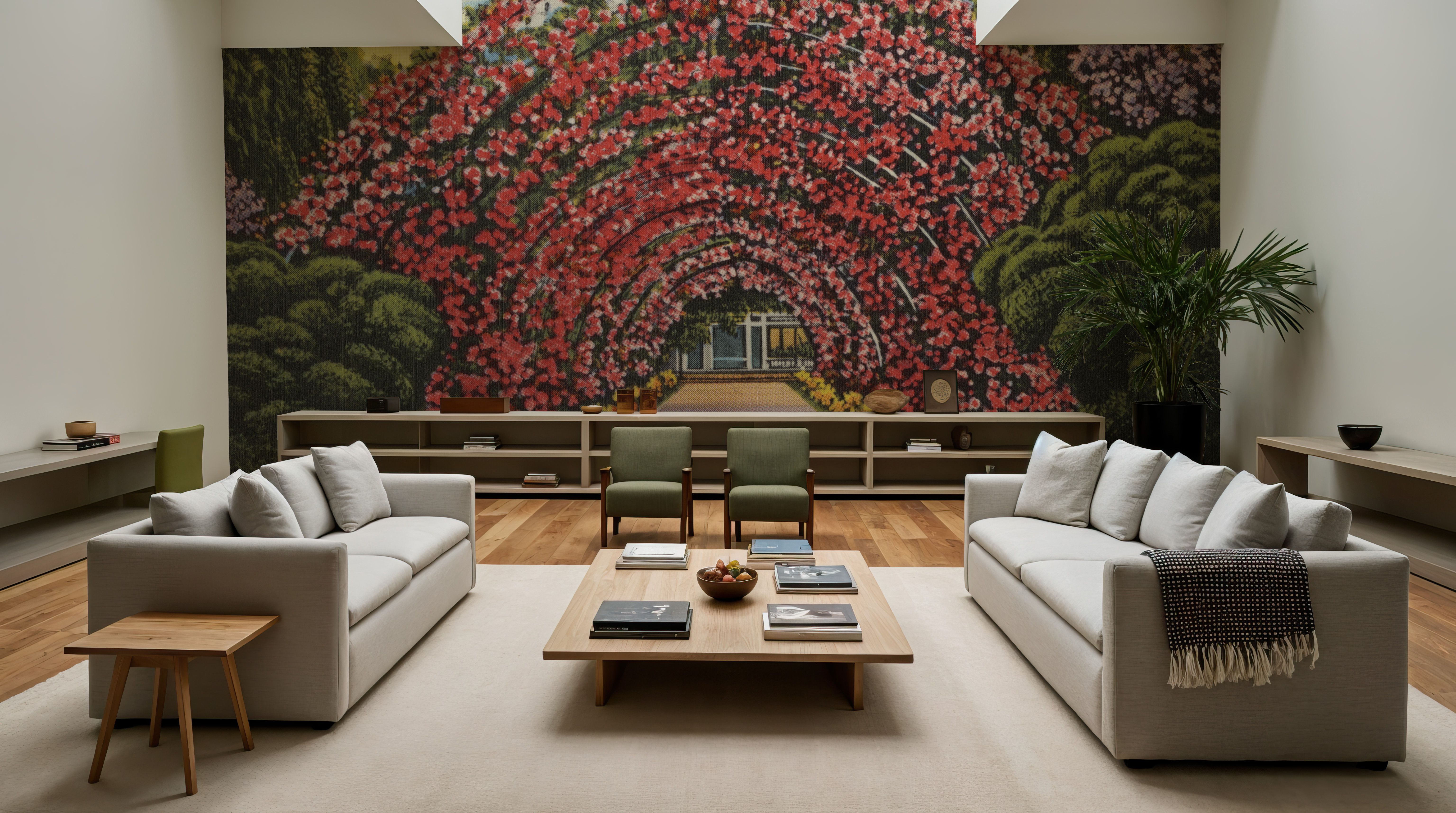 Rose Arbor - Screenprint Postcard