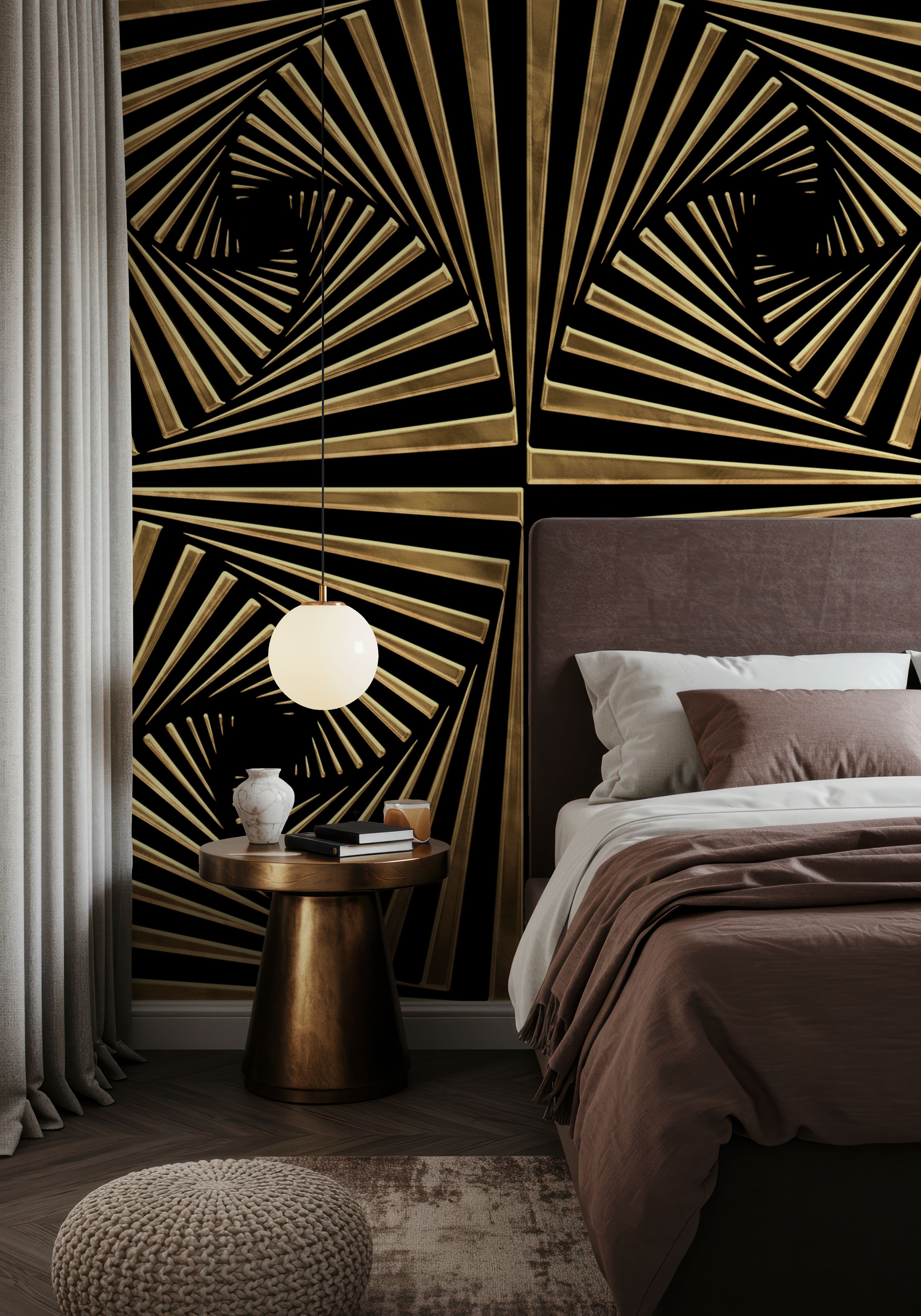 Art Deco Fans, Mural