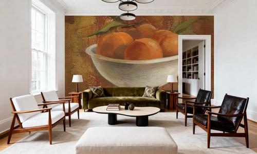 Peaches in Old Bowl