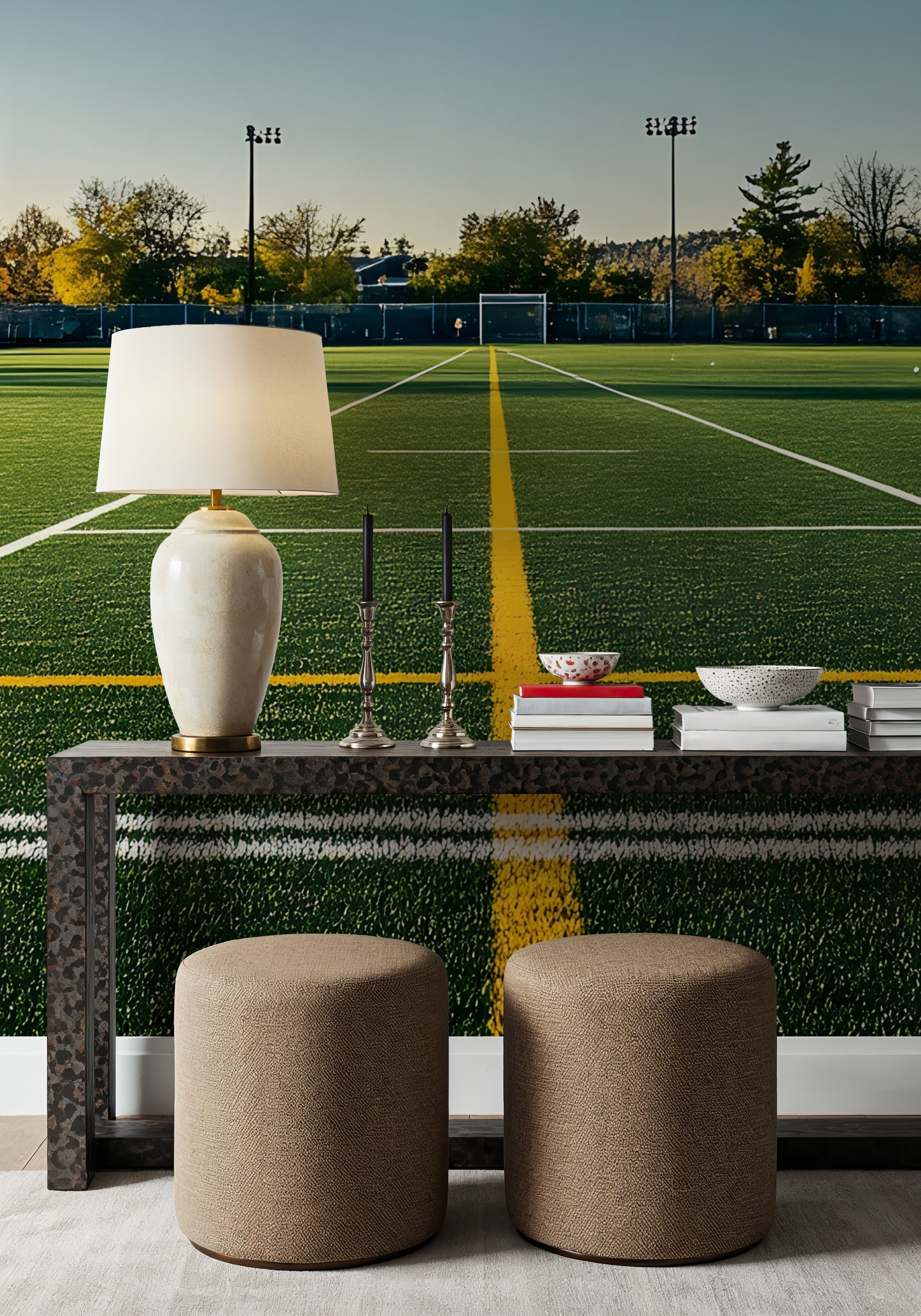 Fotobehang - Lacrosse Ready - Kantoorruimtes - Wallism Nederland - Zelfklevend of Vliesbehang