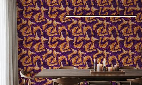 Koi Fish, Purple