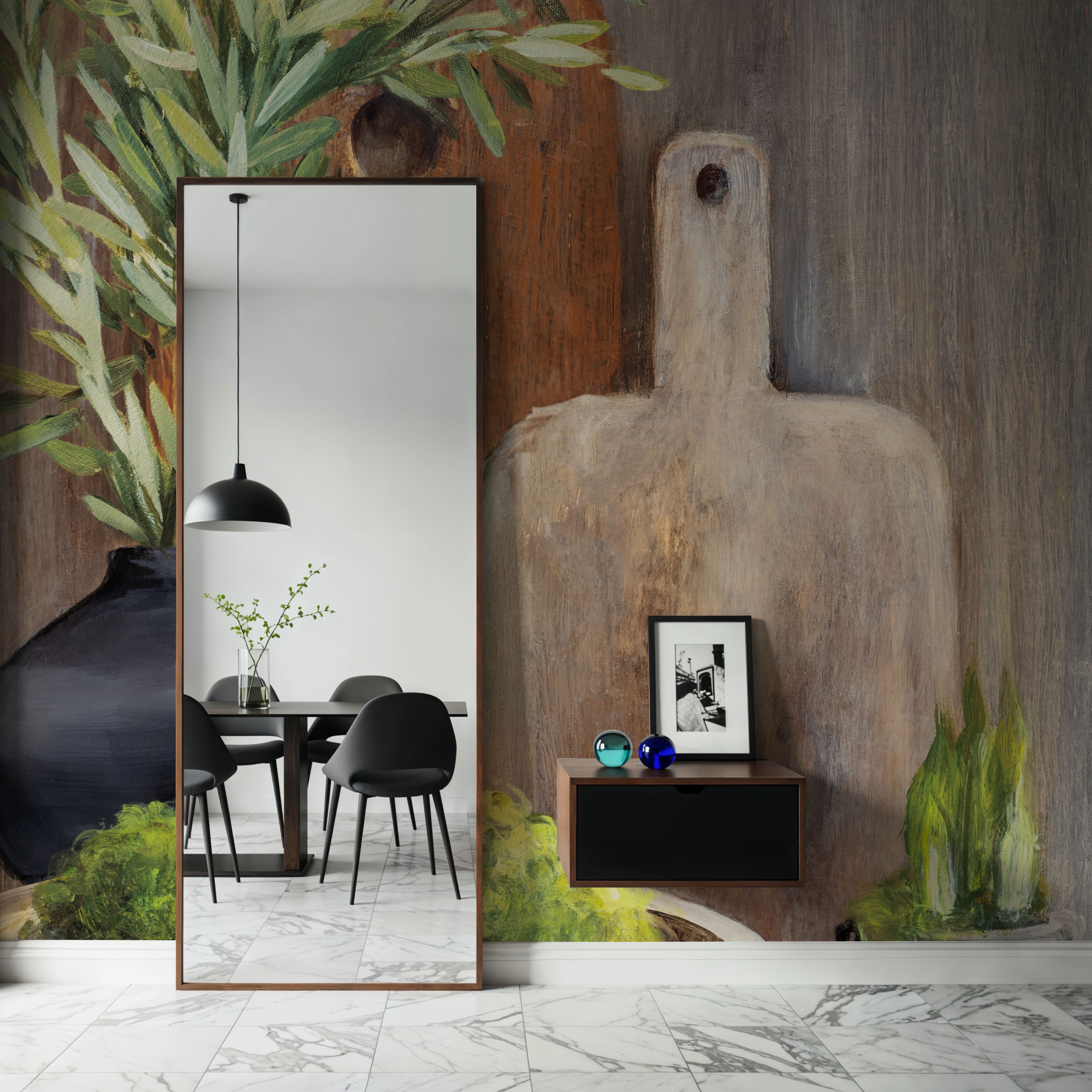 Spring Tableaux I Greenery