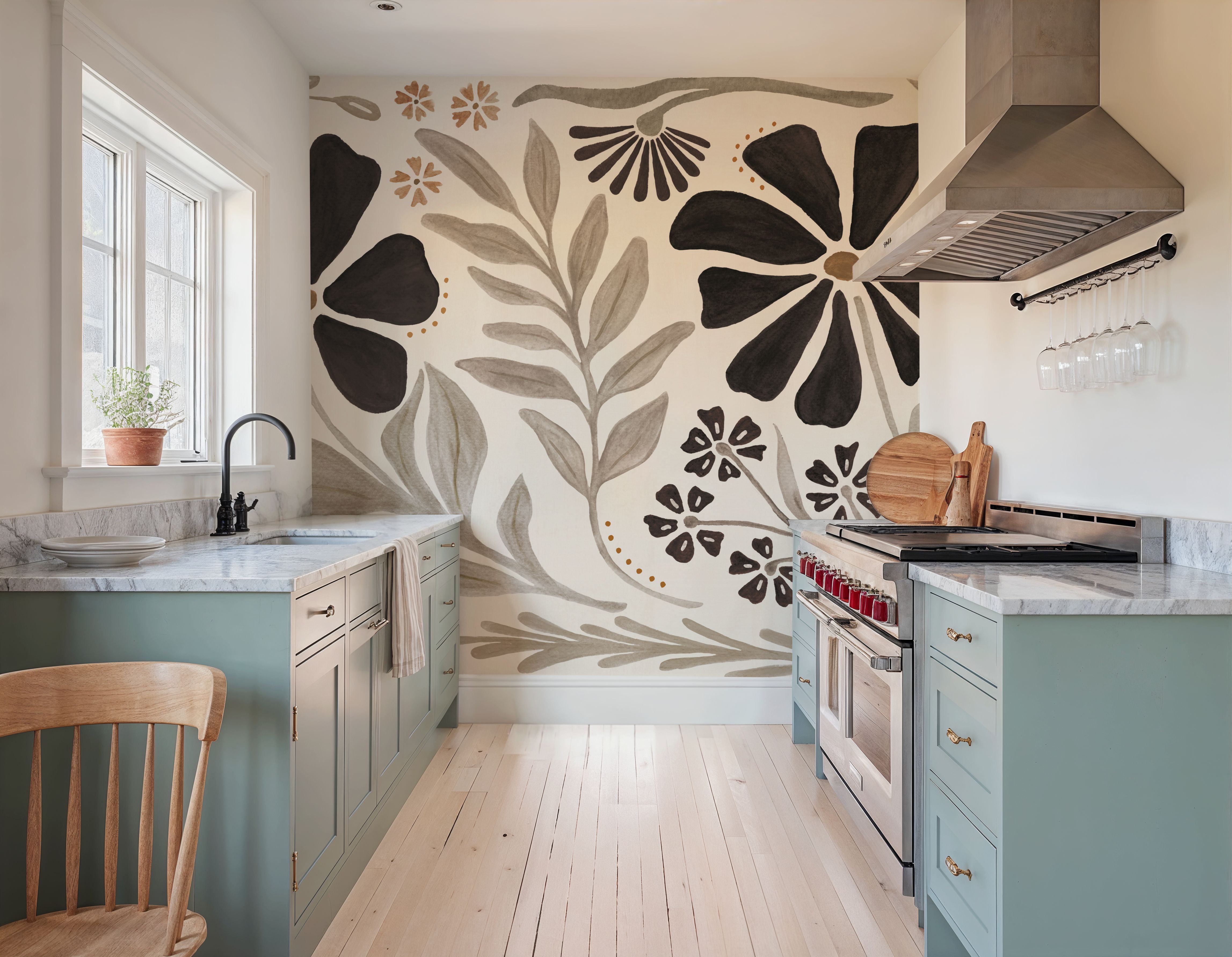 Modern Petals Neutral