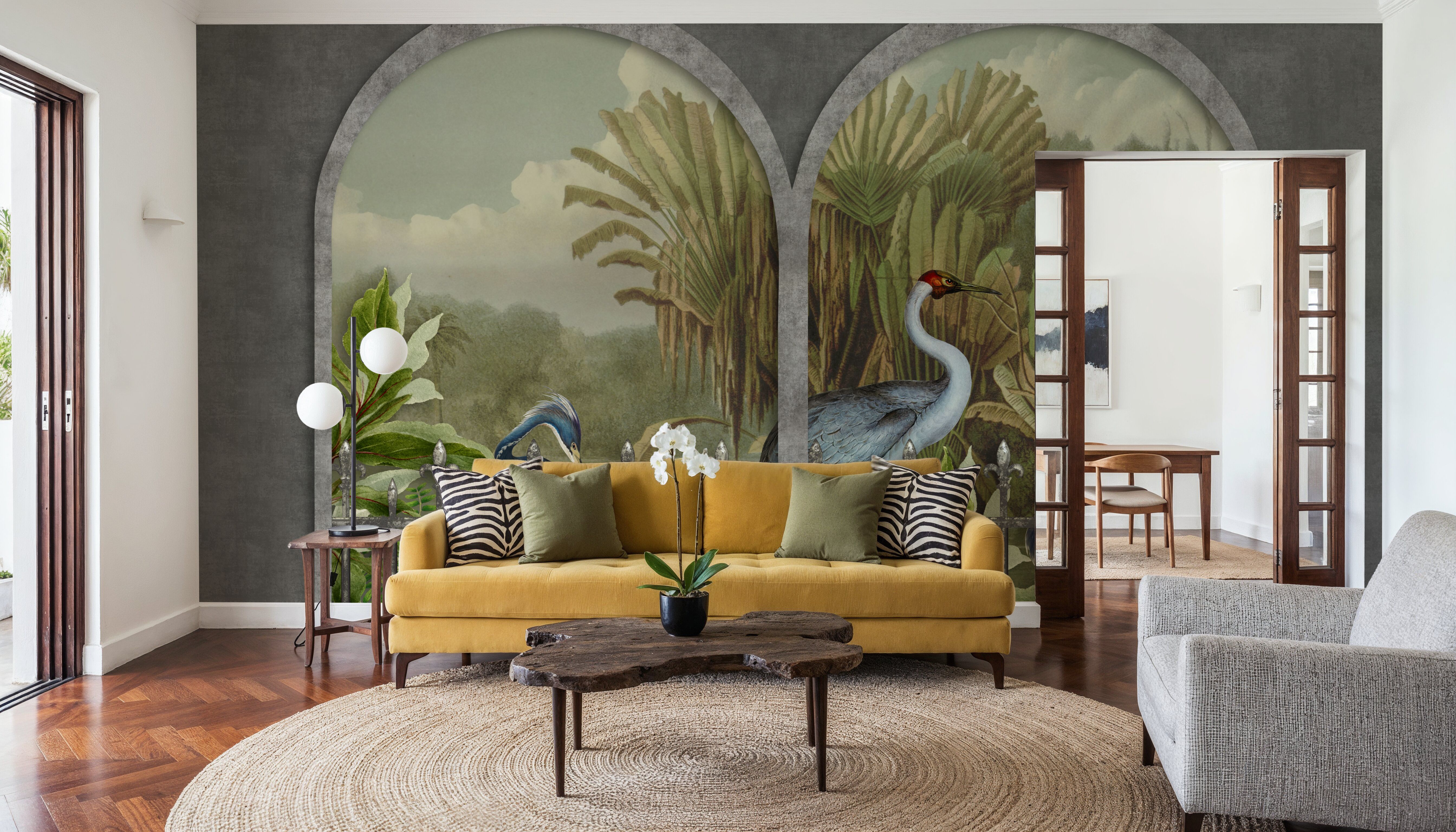 Cranes No1, Carte da parati