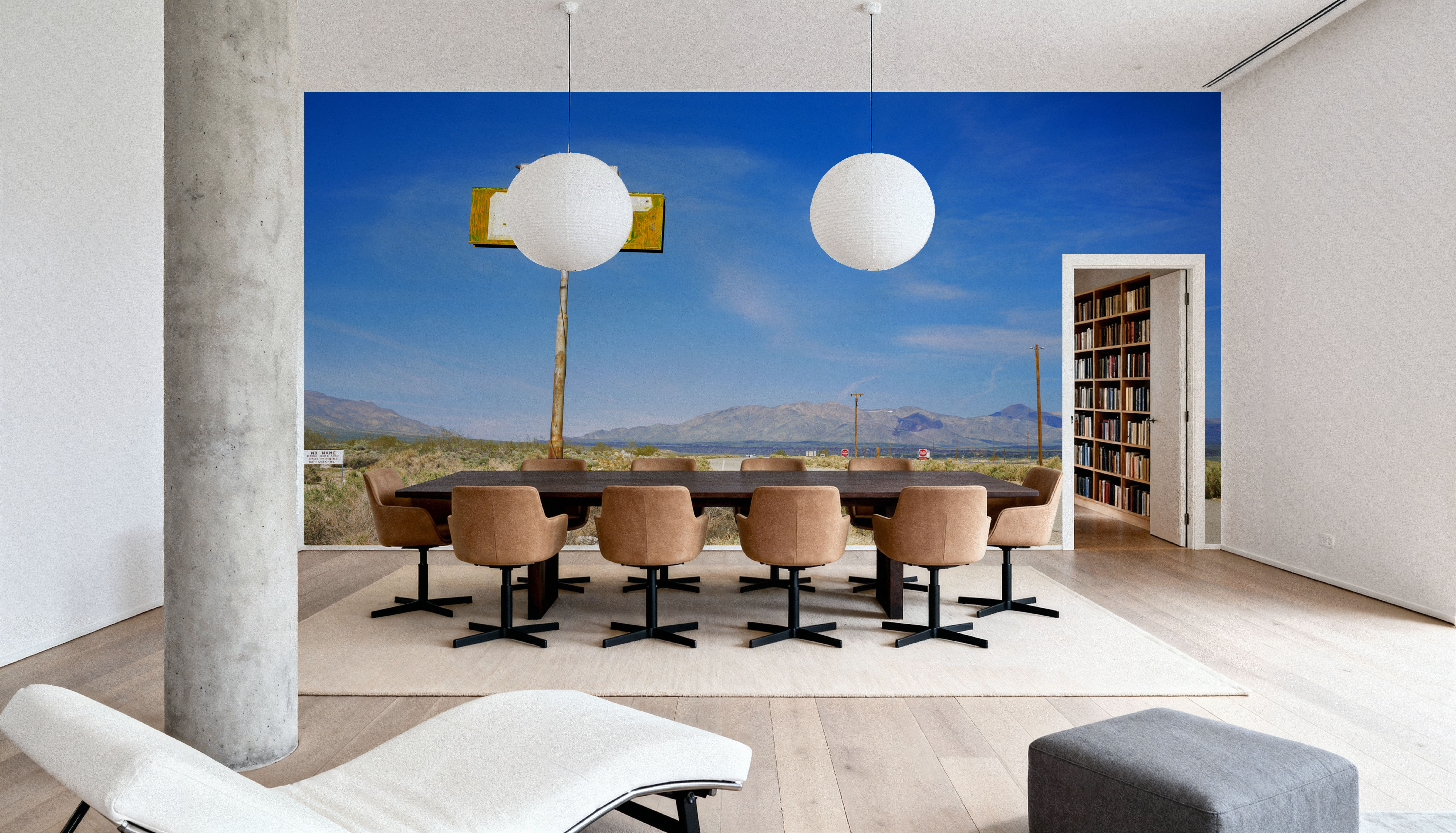 Desert Diner Sign, Wallpaper