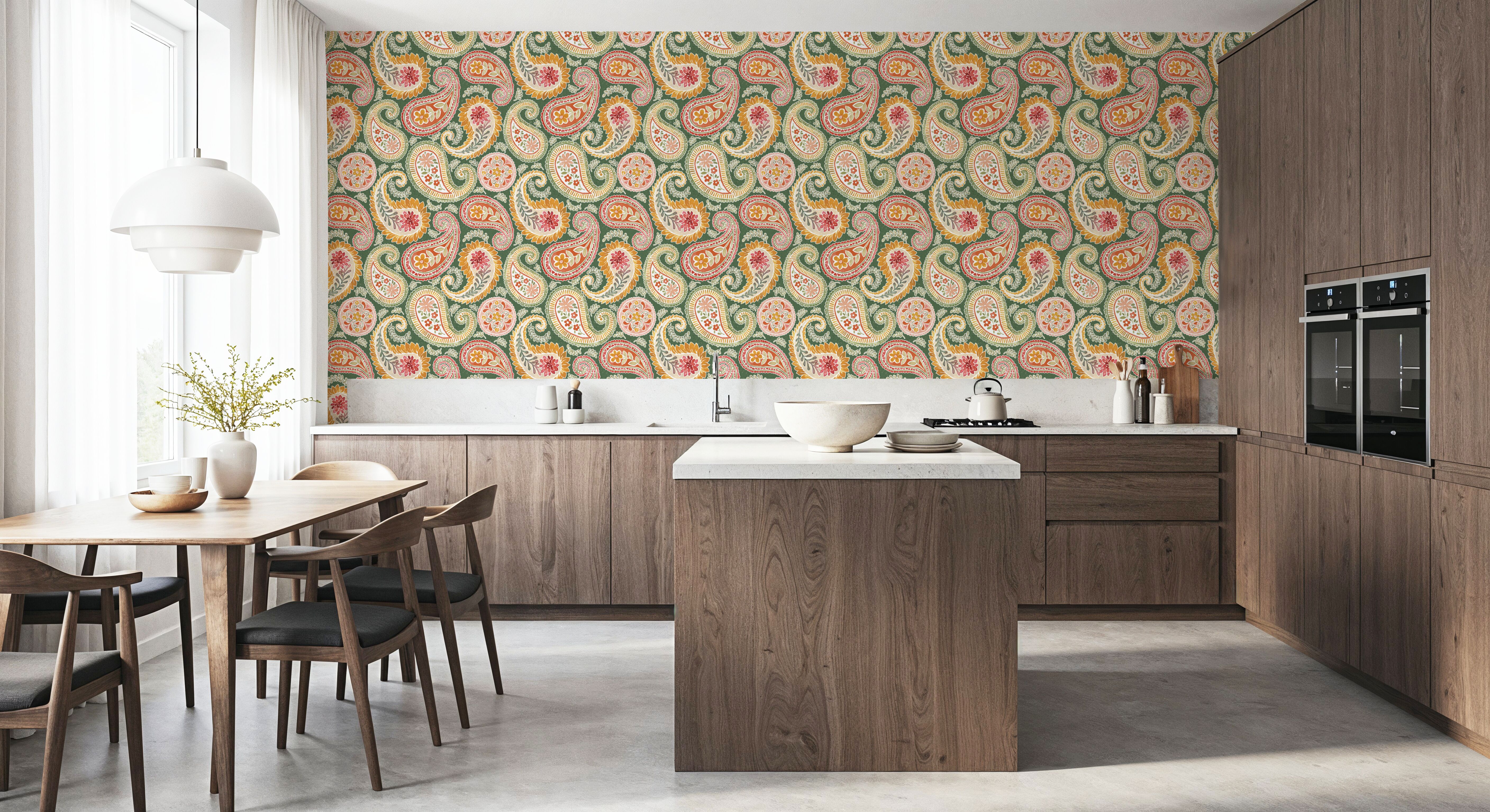 Harvest Paisley Green