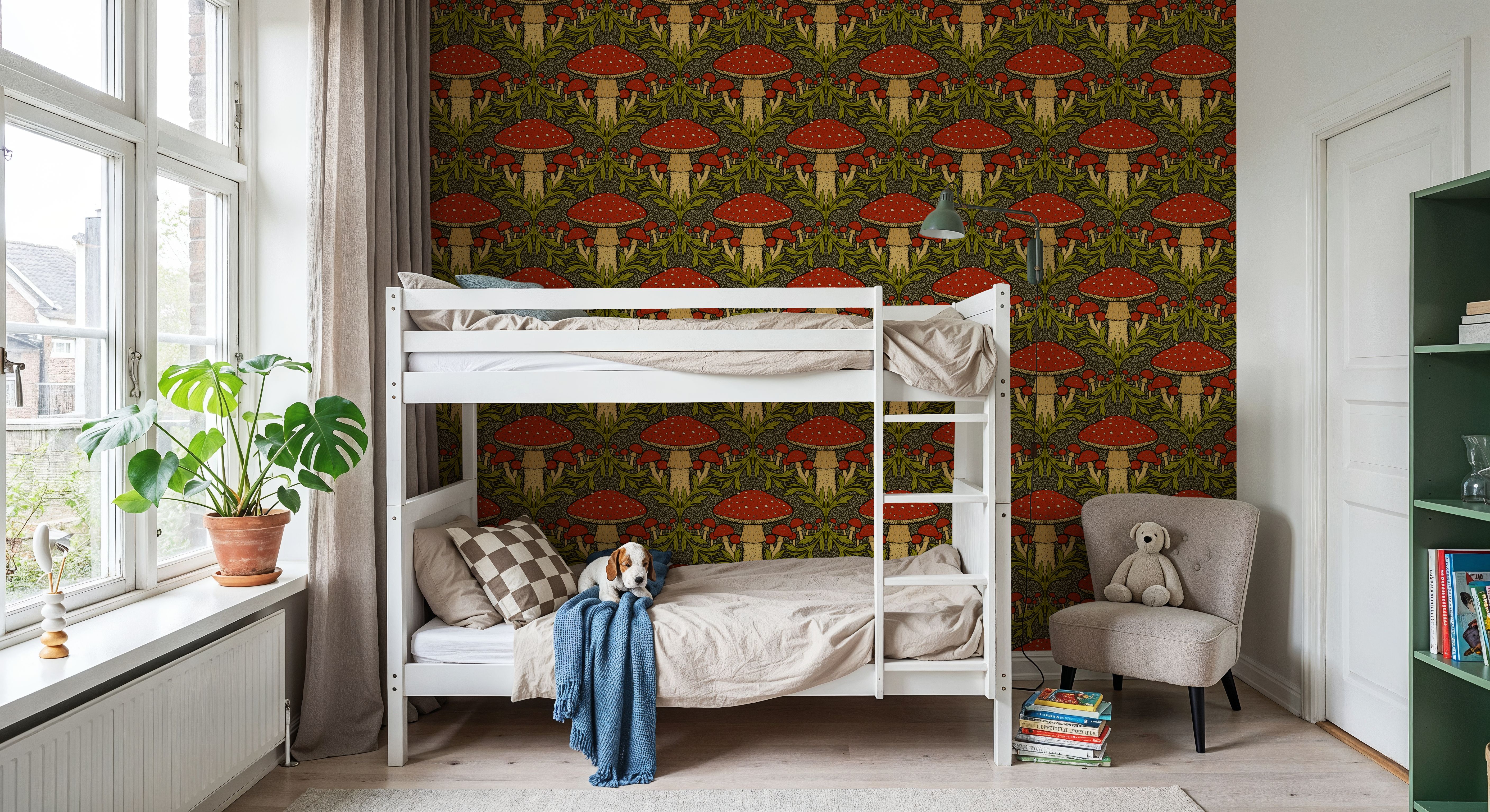 Heritage Toadstool, Deep Red