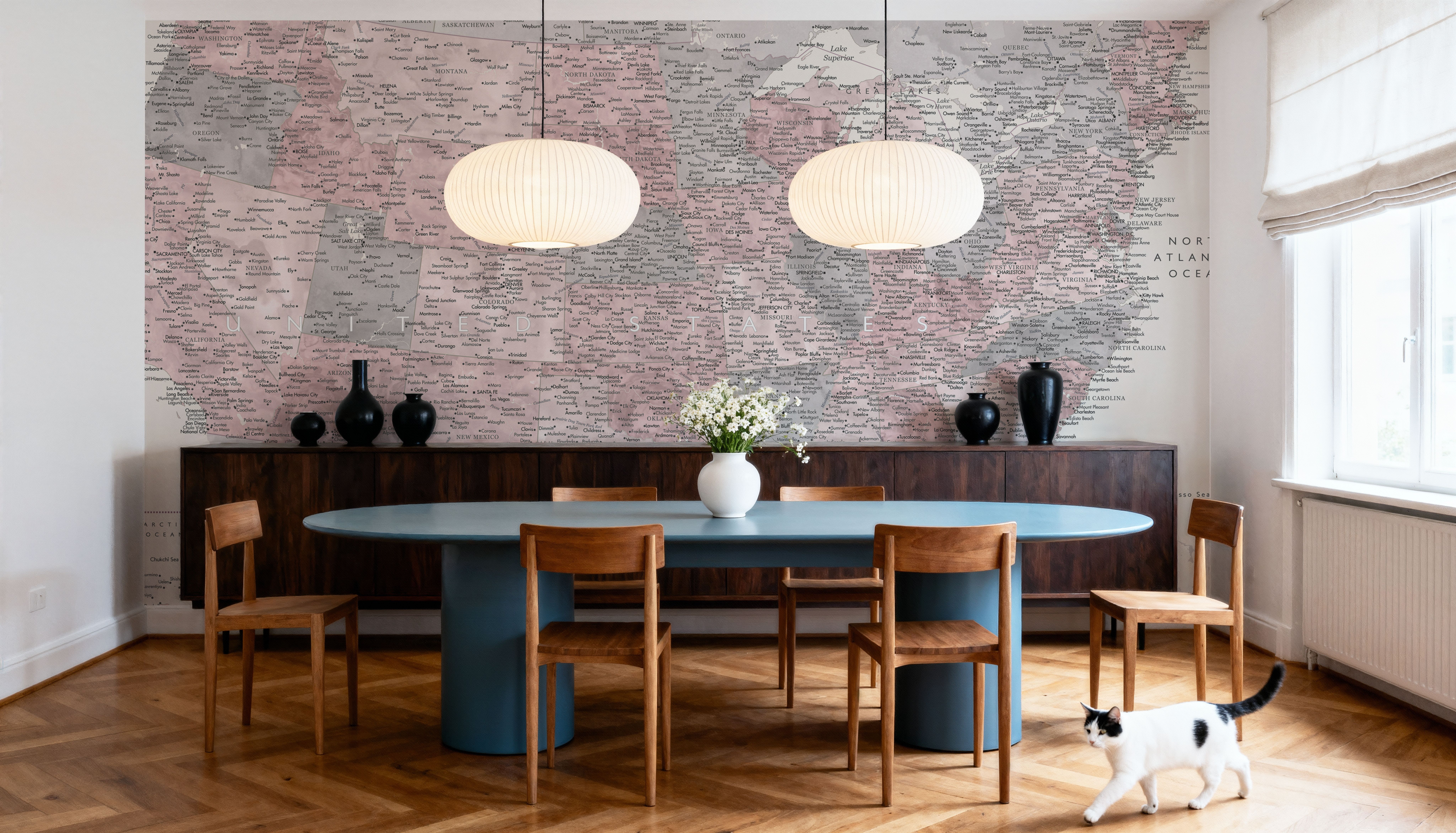 US Map Detailed - Madelia