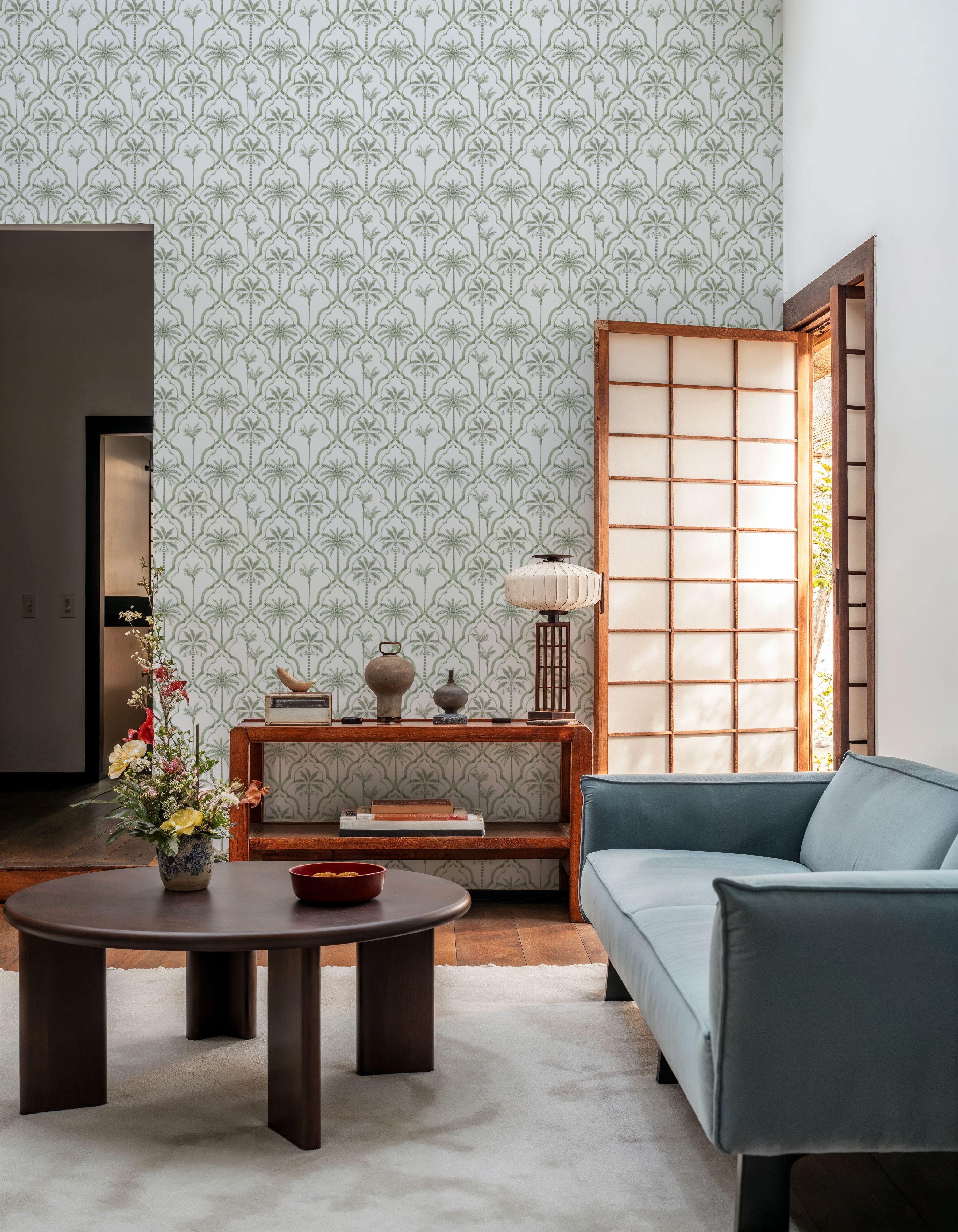 The Palm Lattice, Sage Green