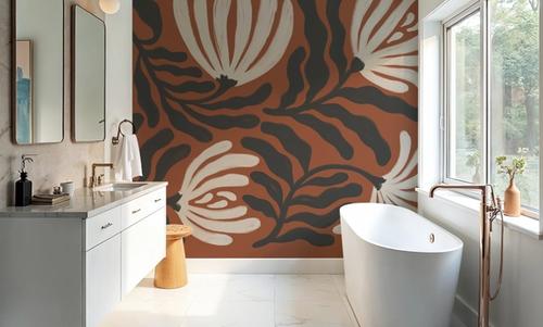 Simple Petals I Brown