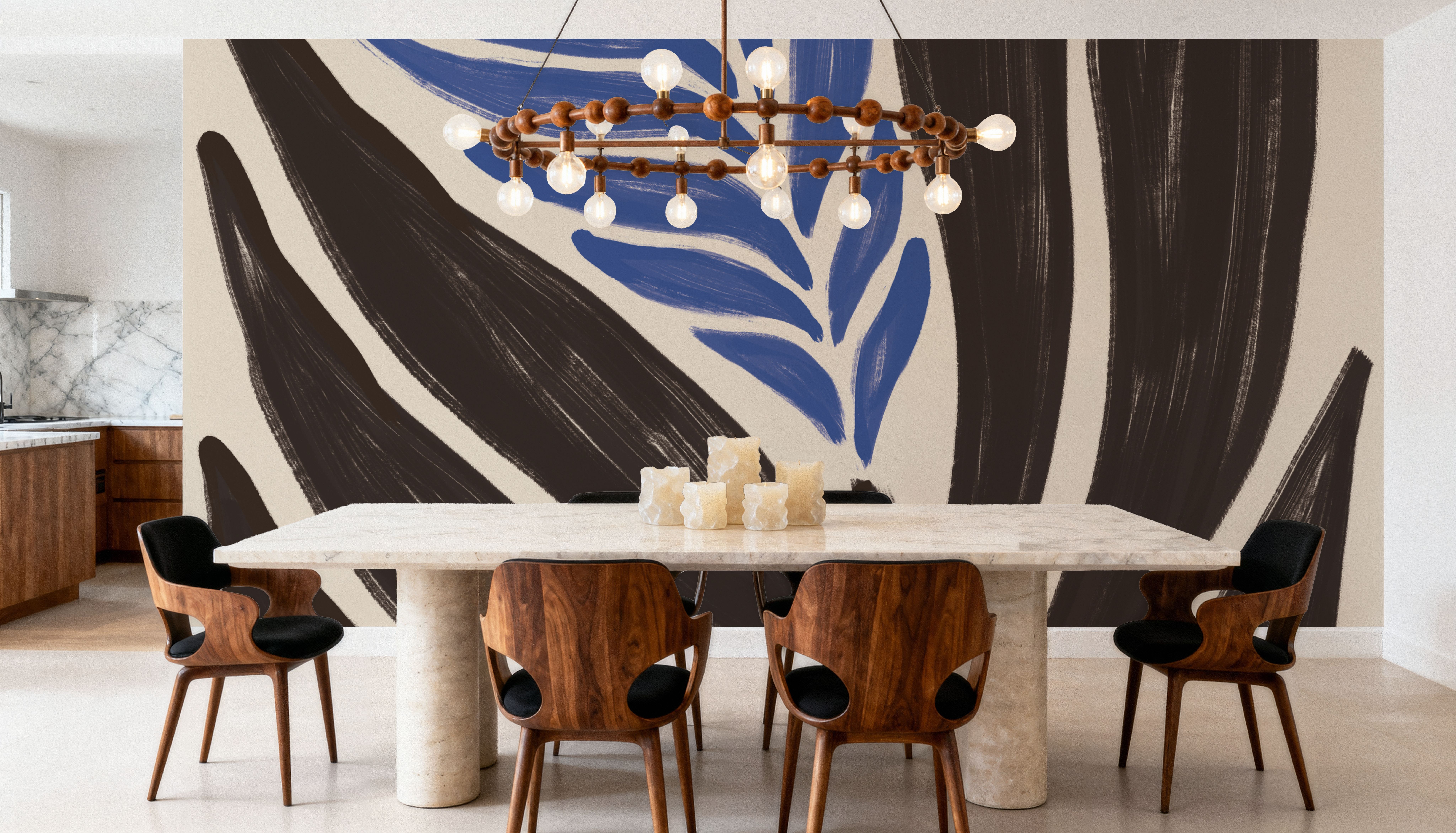 Simple Flowers II Blue