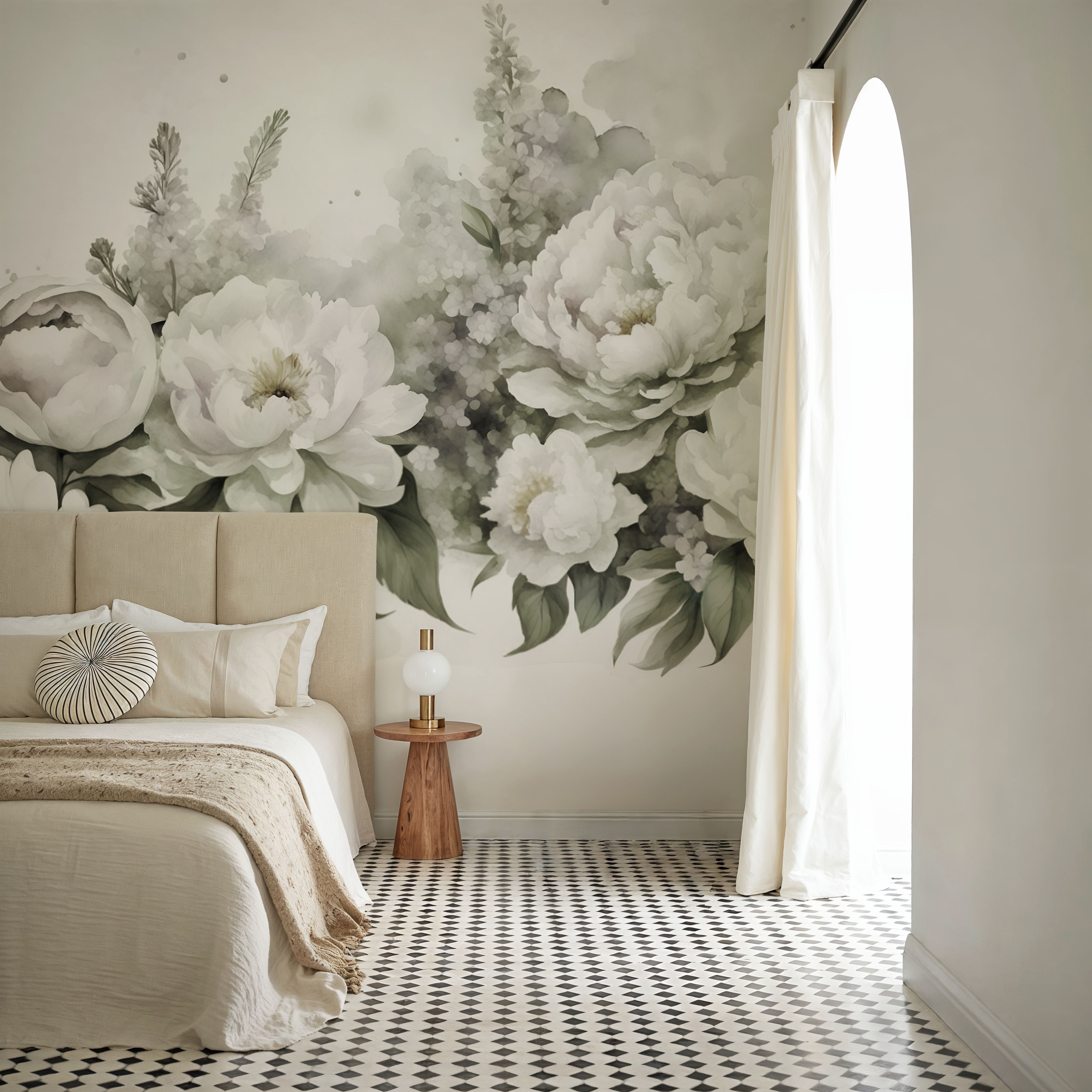 Peony Melody Green