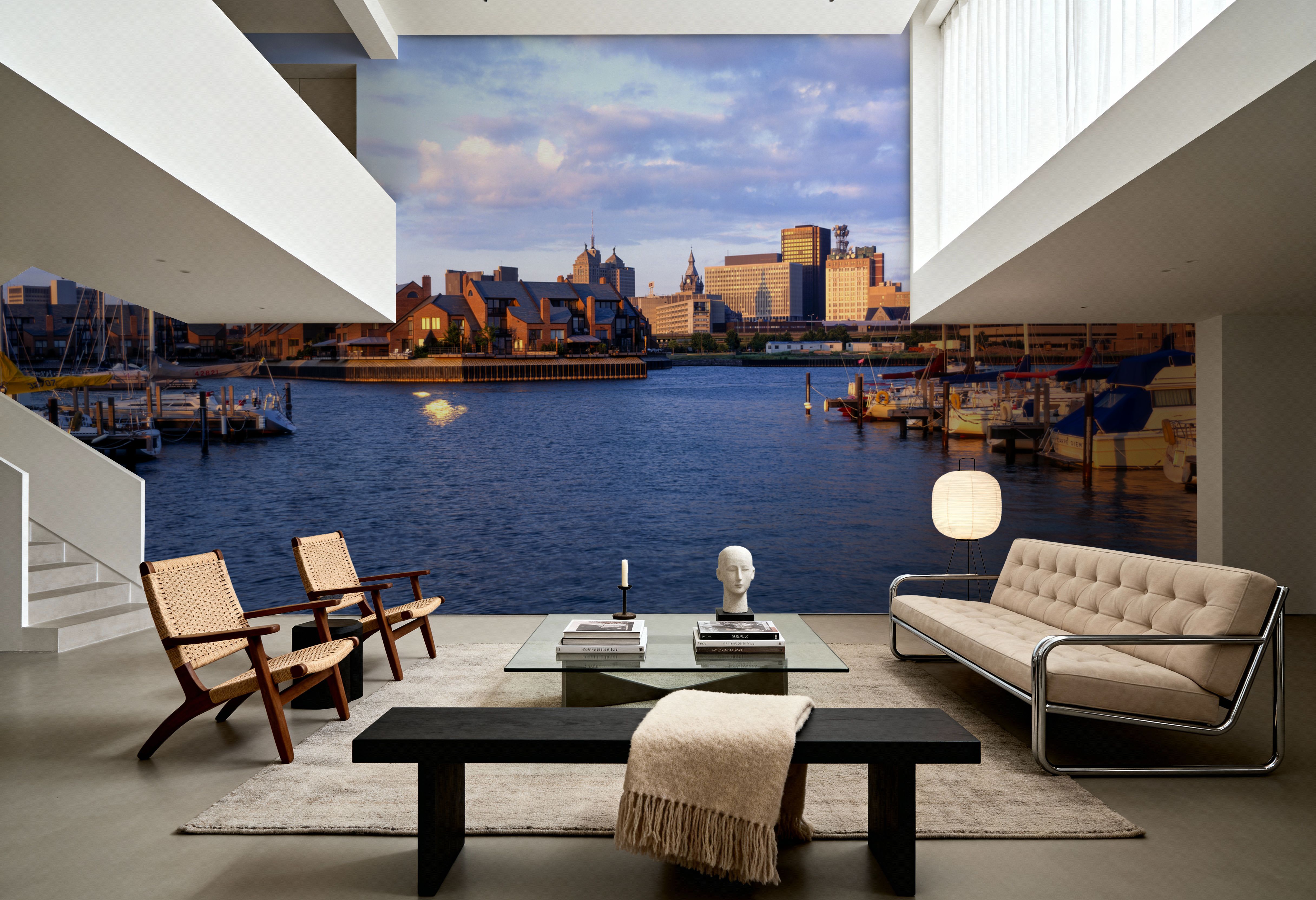 Boston Harbor Twilight Panorama