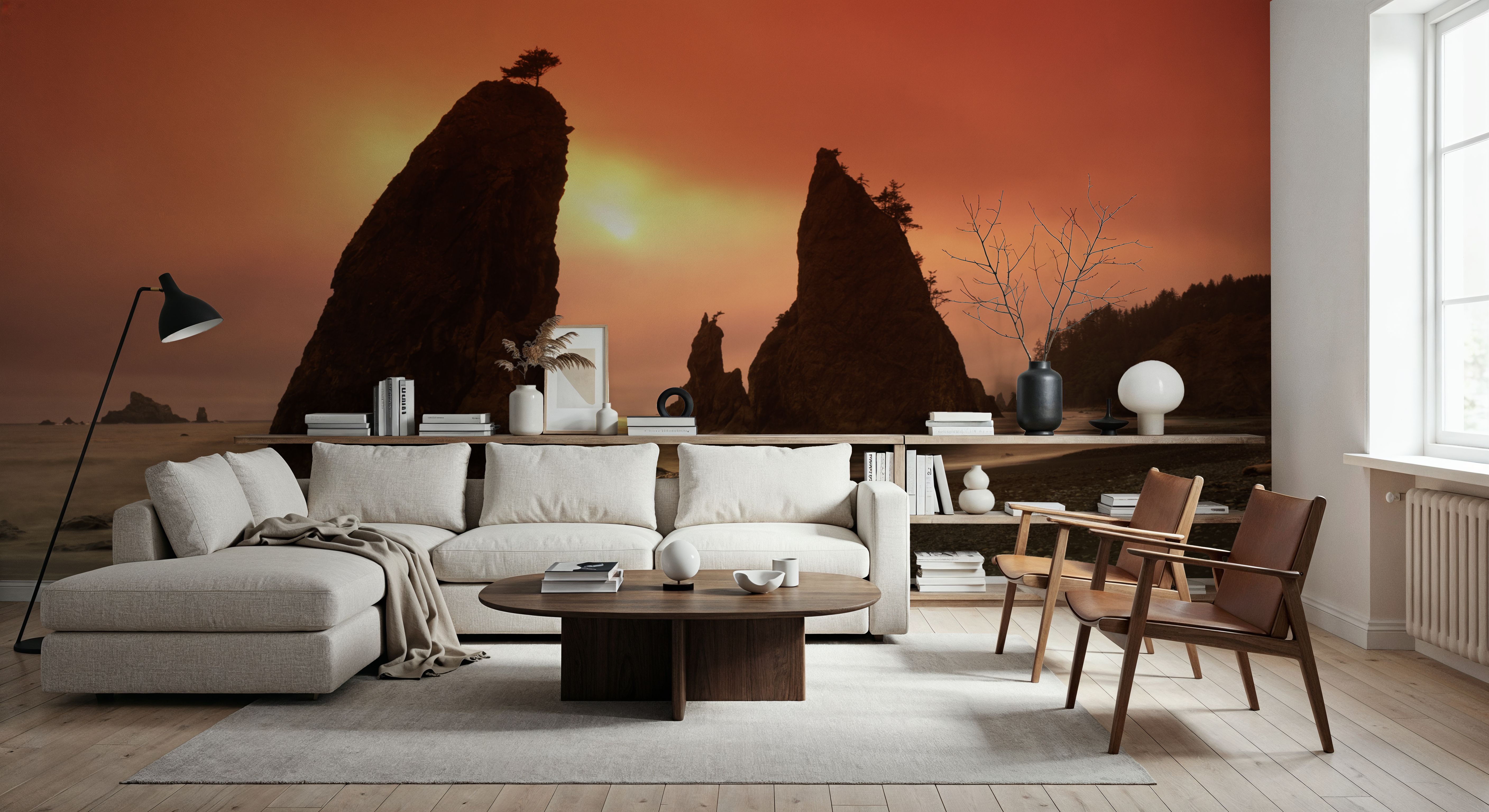 Seastack Fire, Tapeten