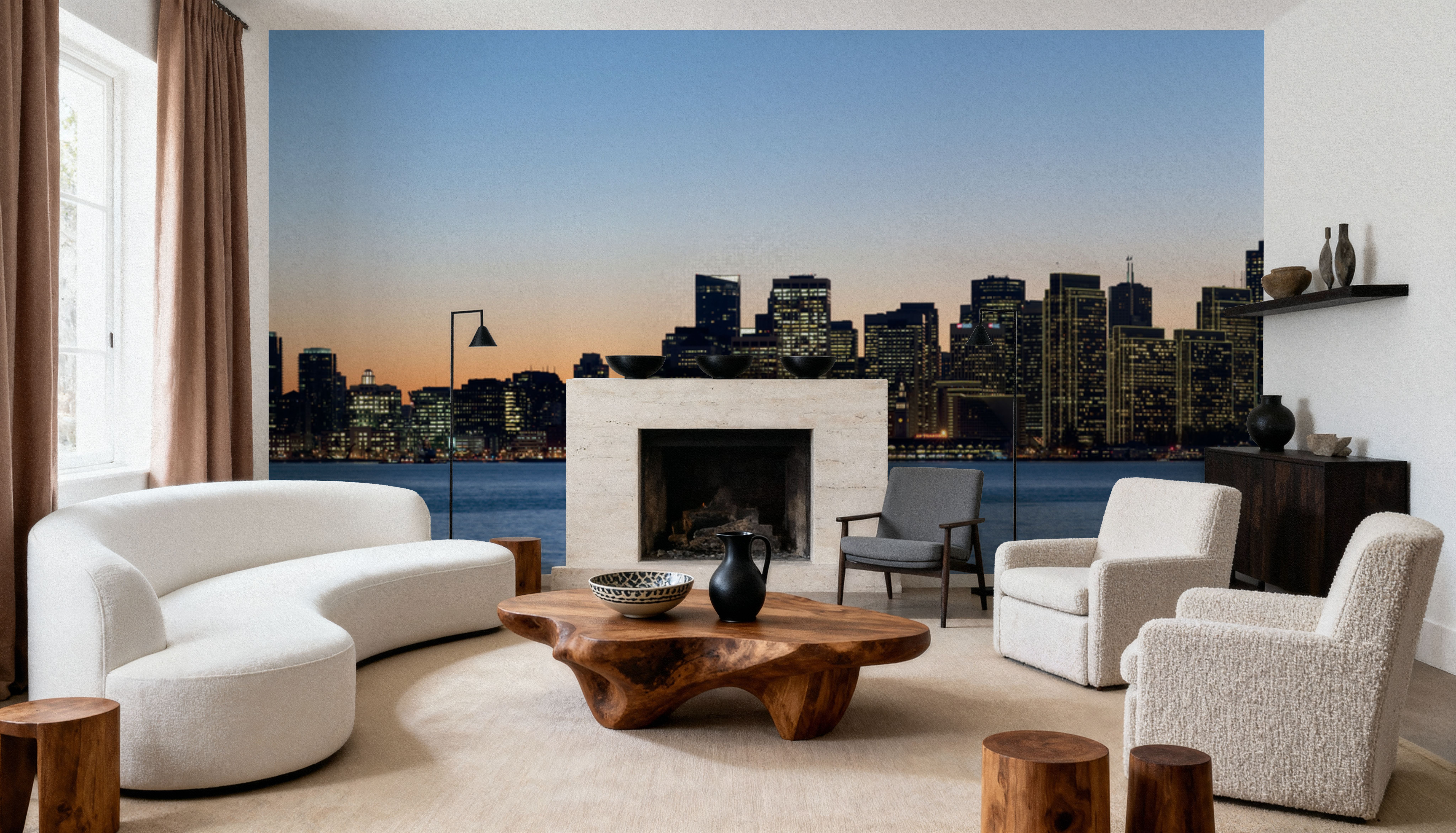 Twilight Harbor Bridge