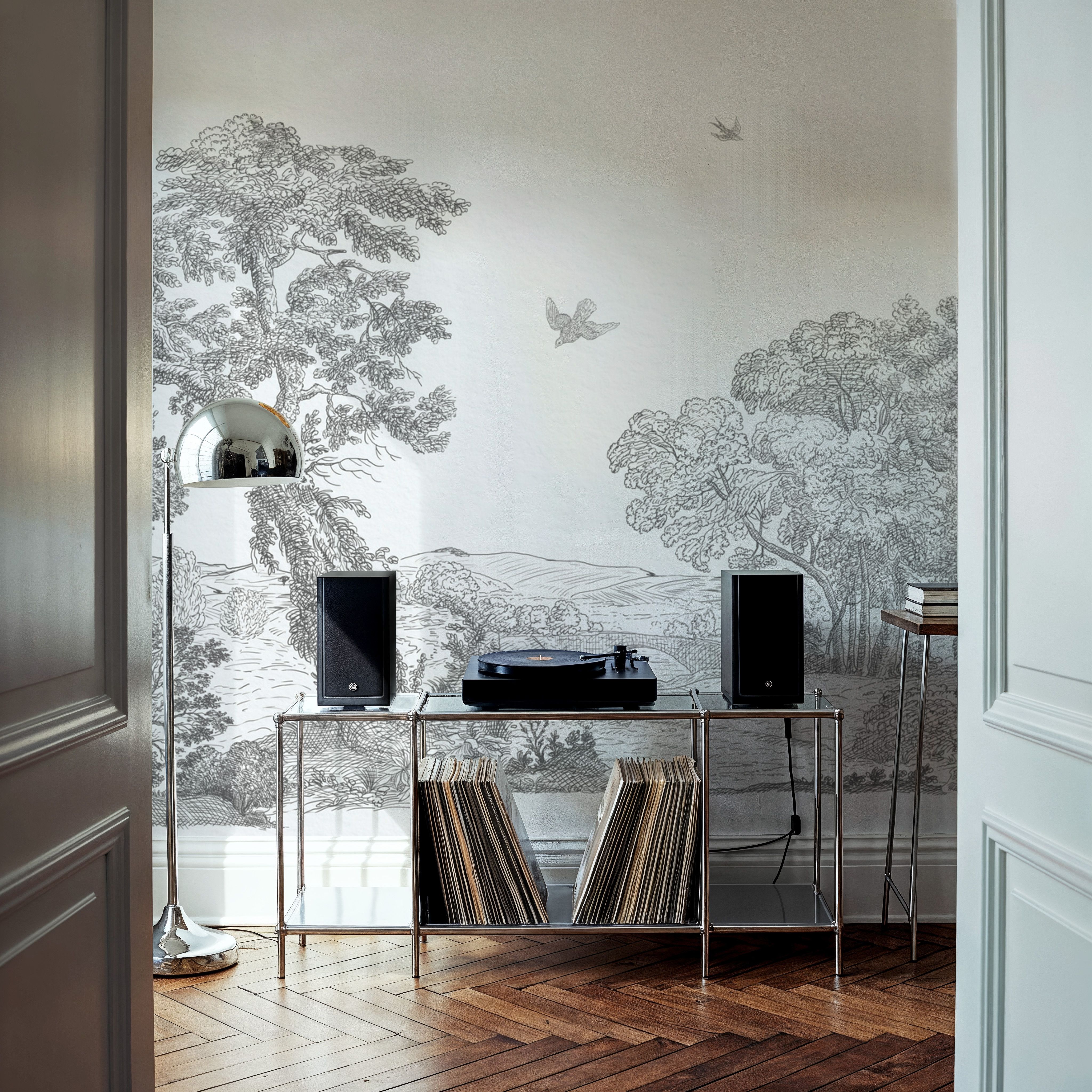 French Landscape, Soft Grey