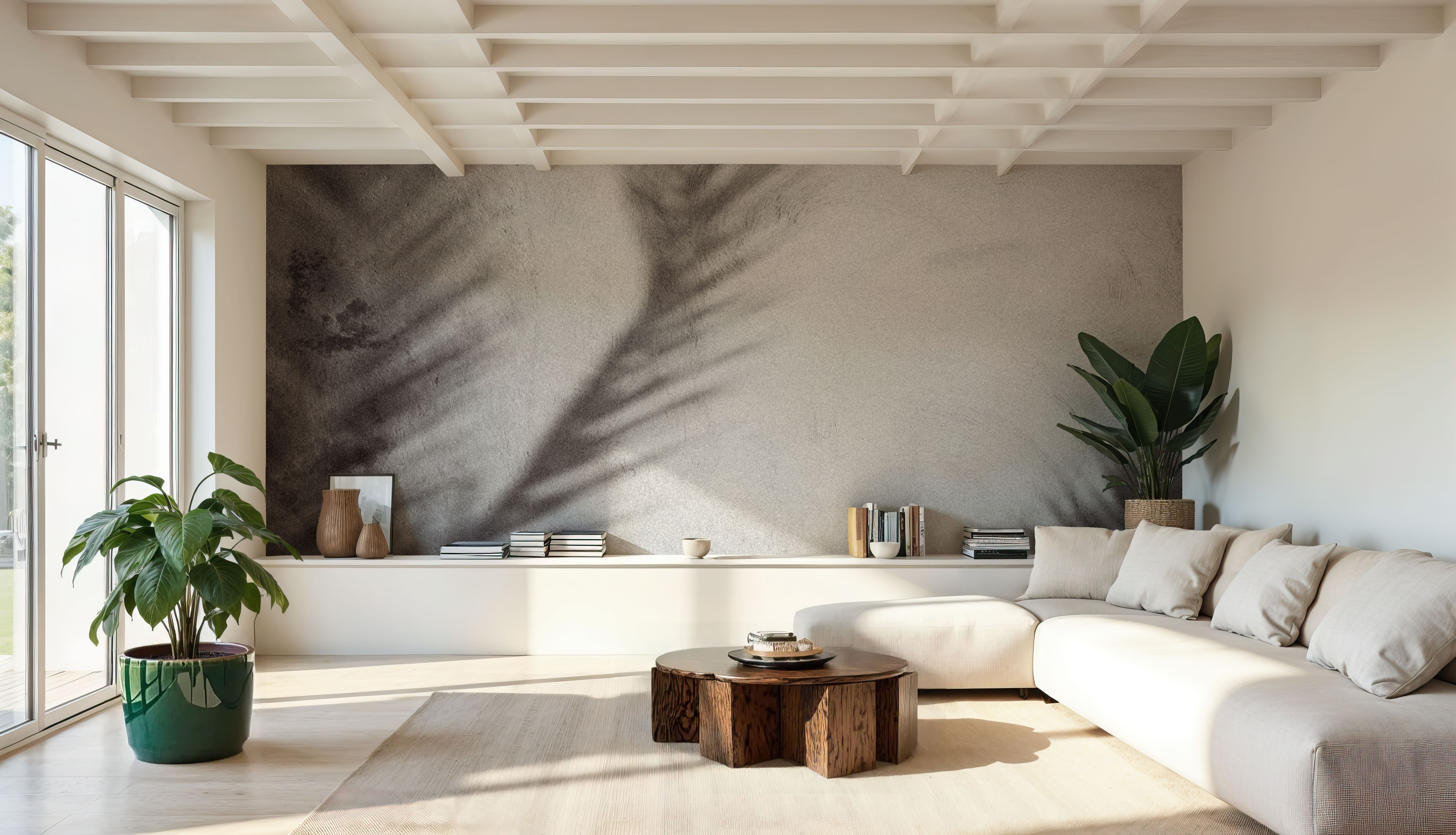 Palm Shadow Afternoon I