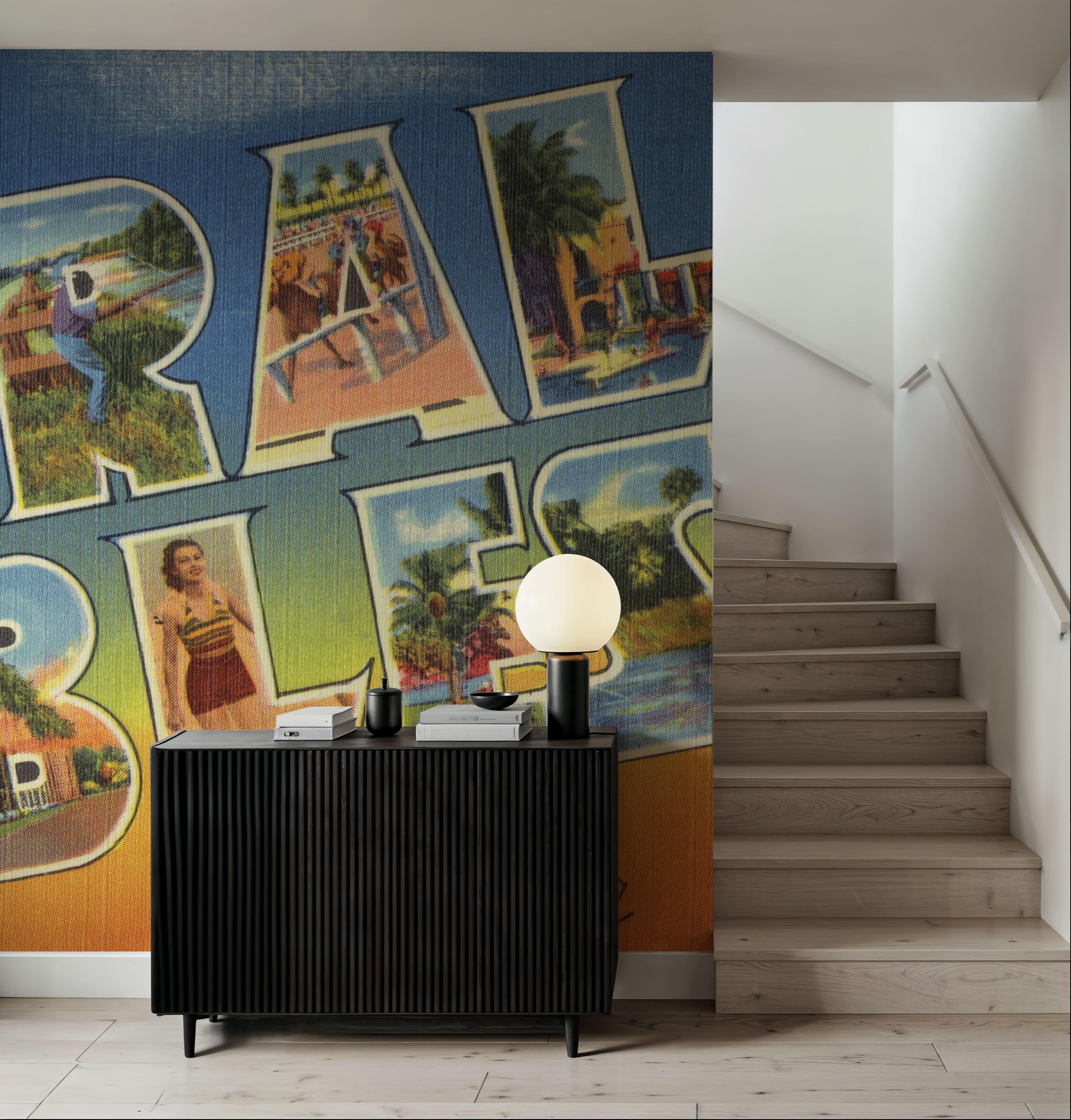 Greetings from Coral Gables - Screenprint Postcard