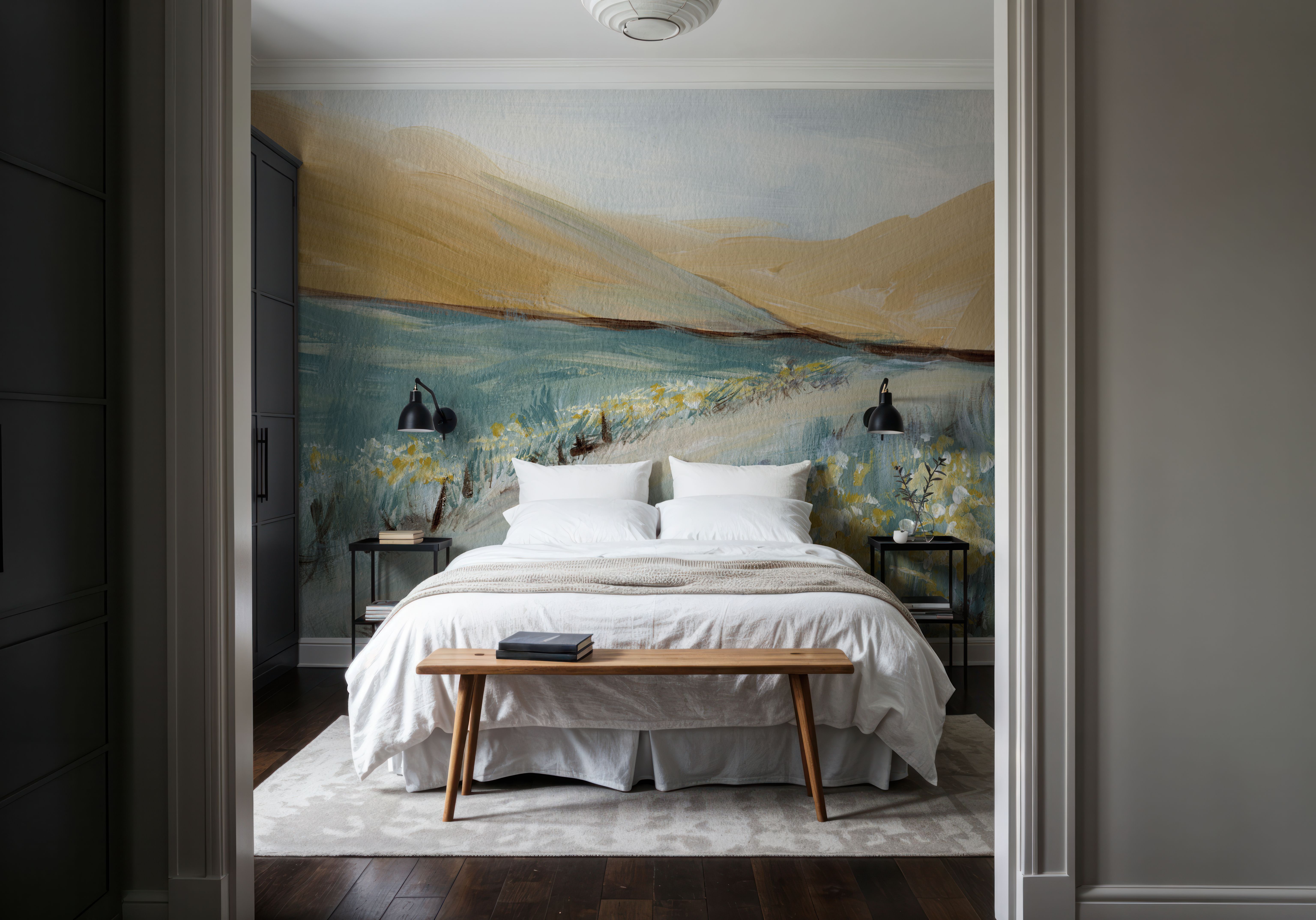 Flowers Along the Path, Papier peint