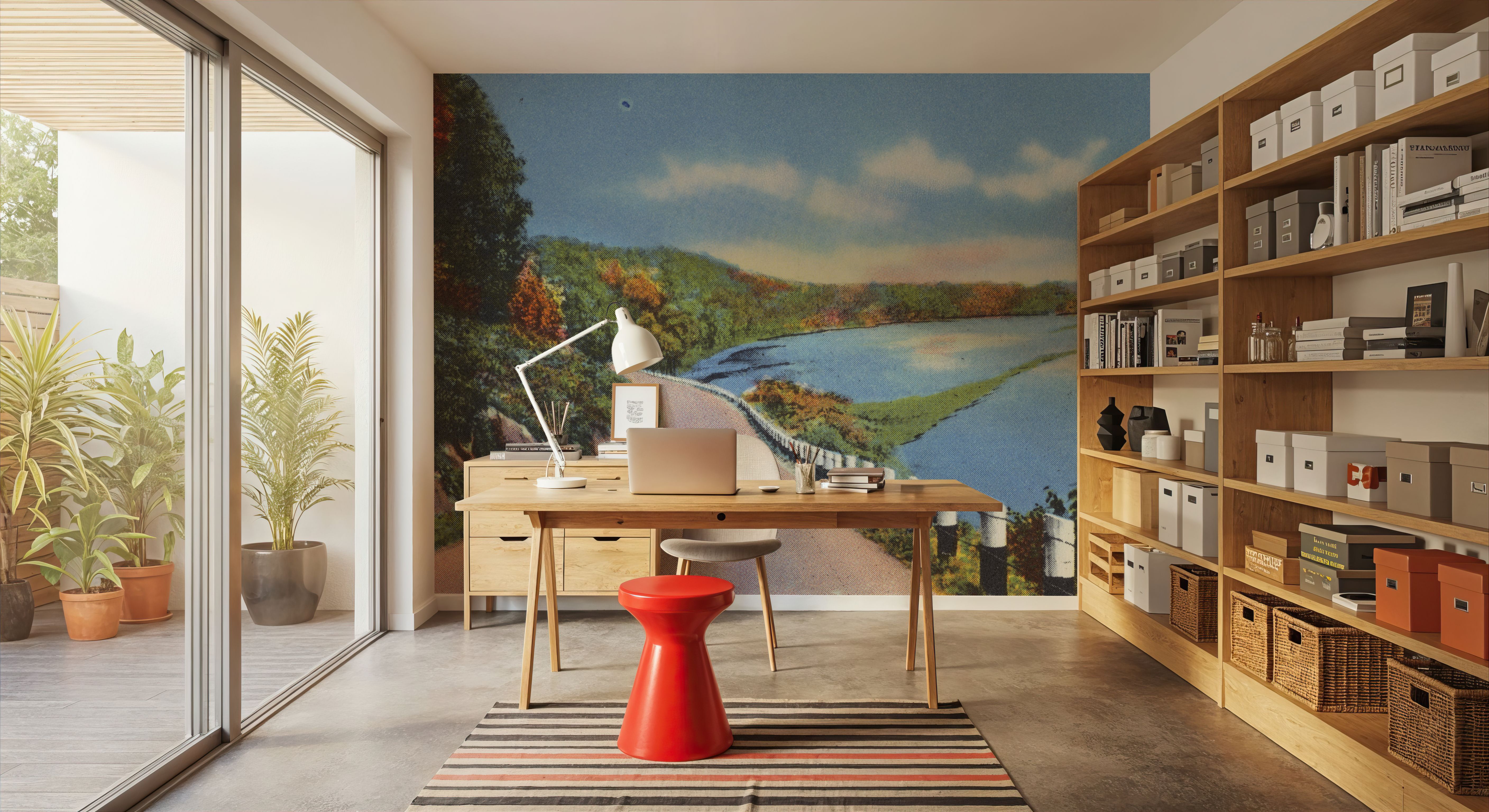 Fall Colors - Screenprint Postcard