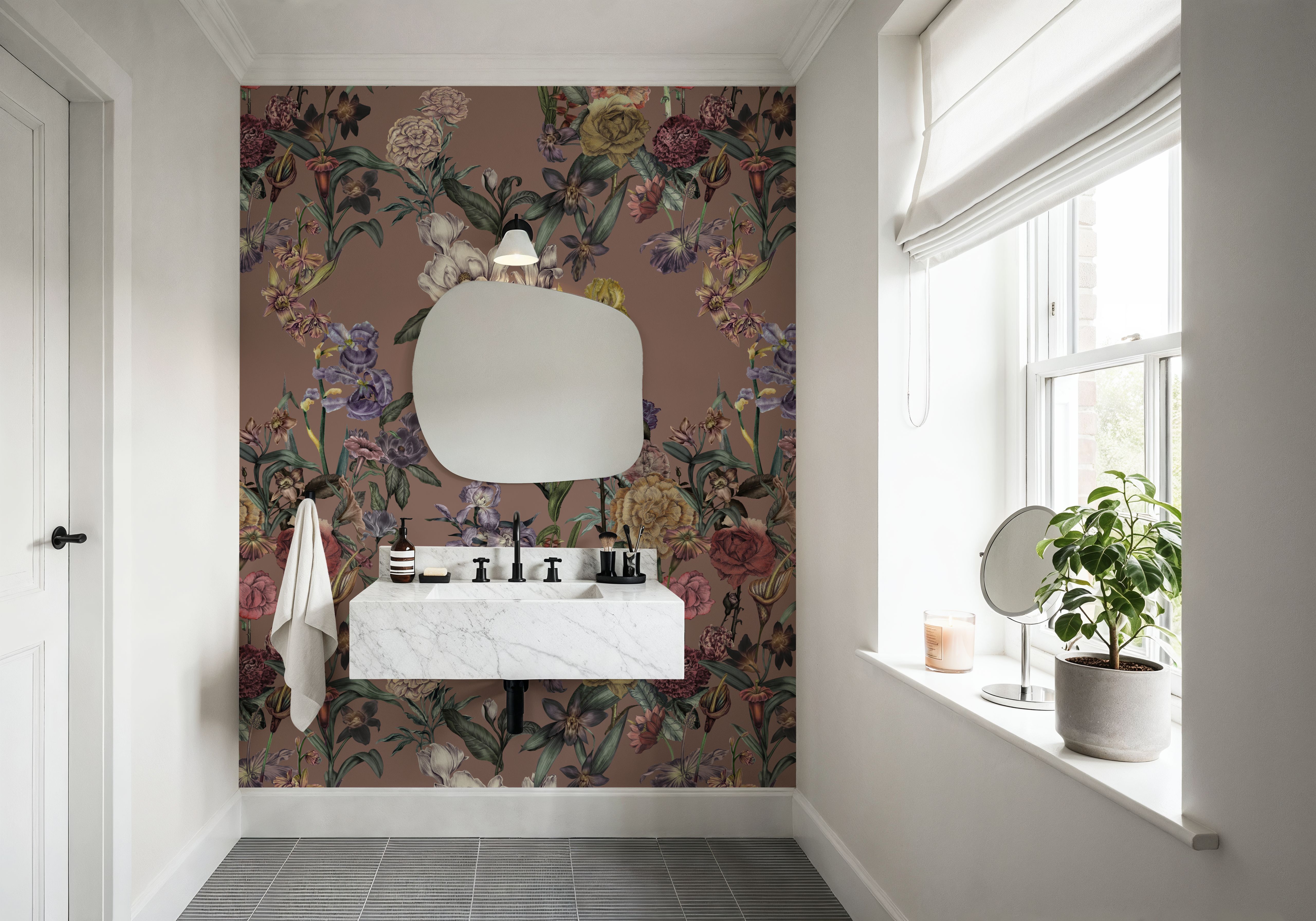 Floral Gaze, Peach Mocha