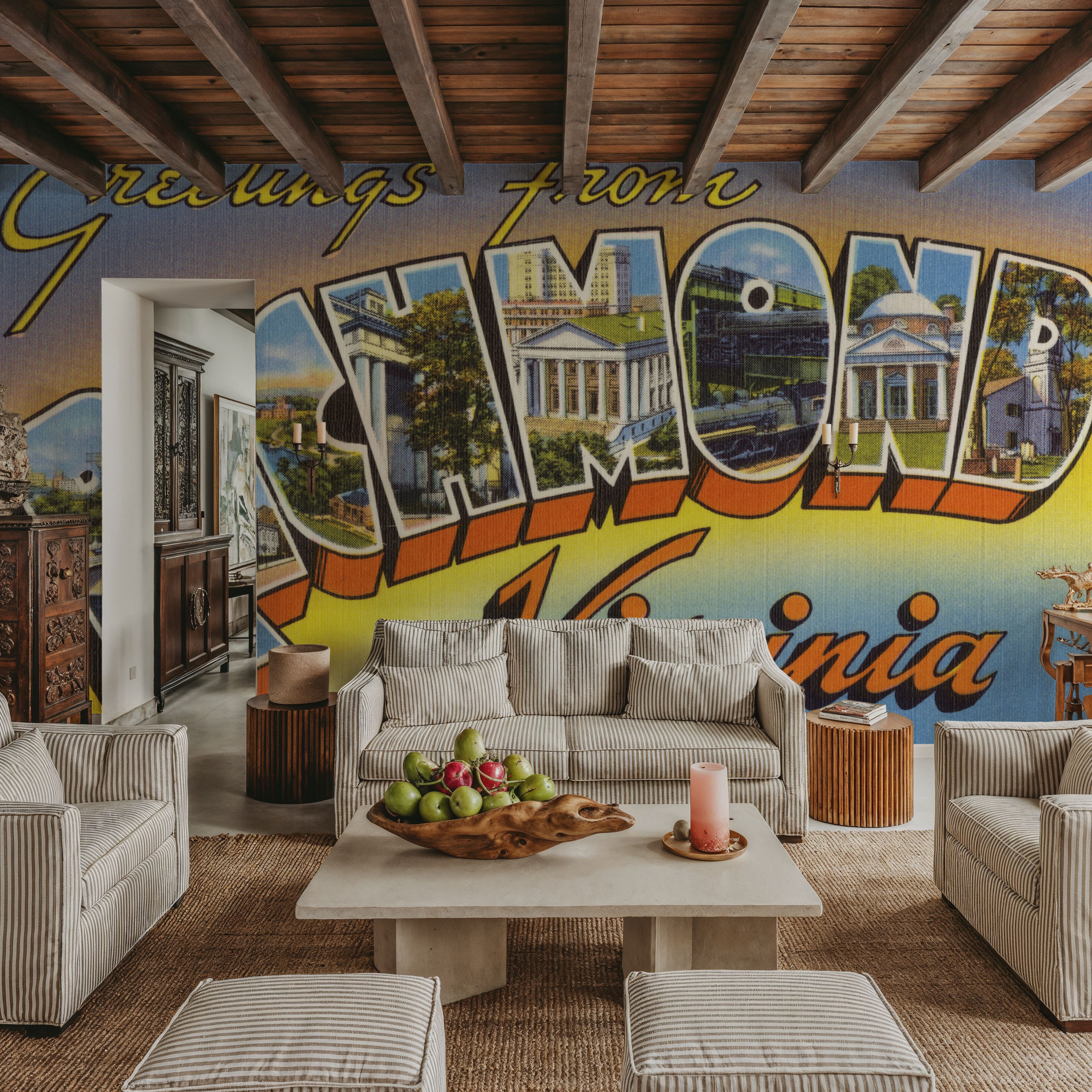 Greetings from Richmond - Screenprint Postcard