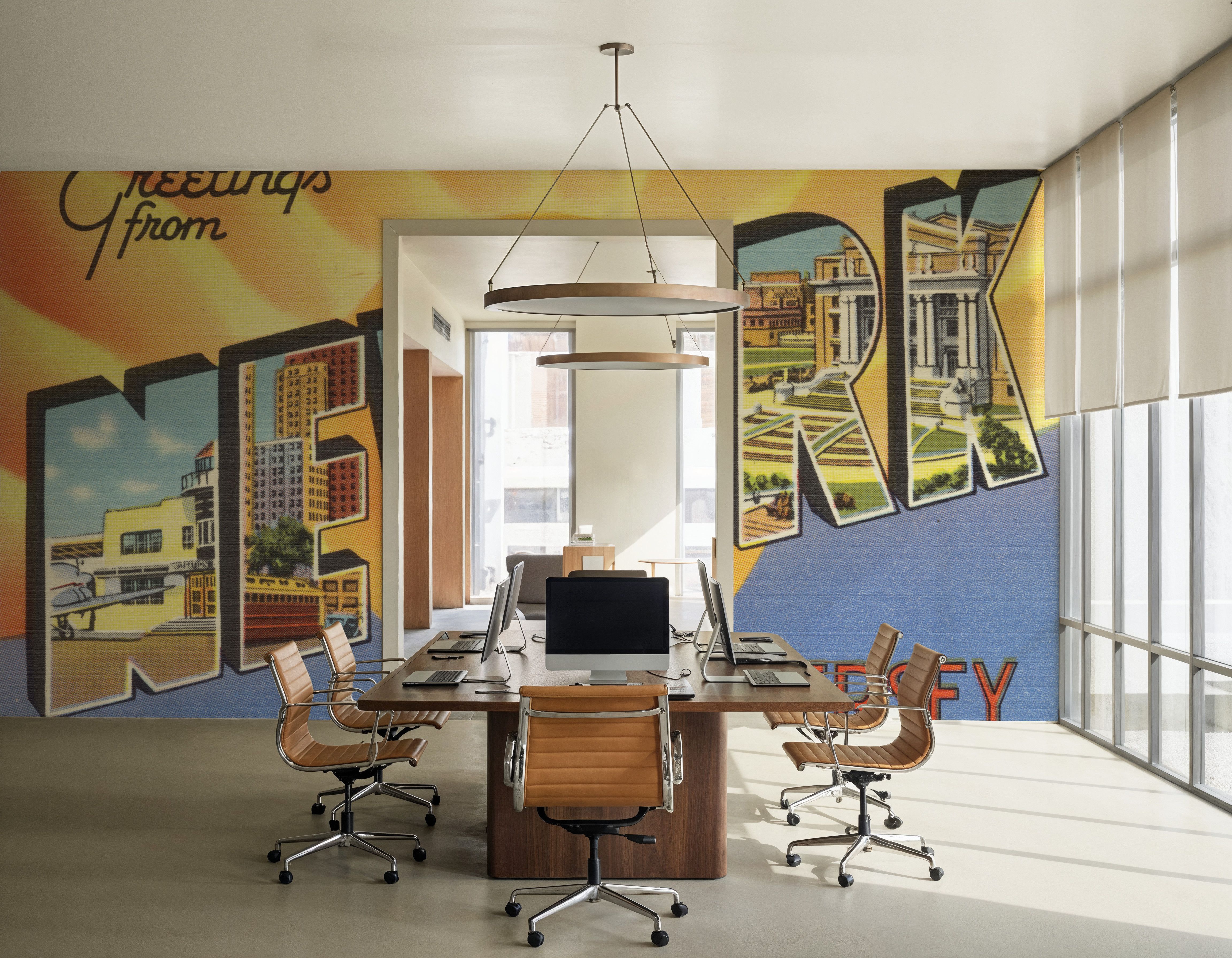 Greetings from Newark - Screenprint Postcard