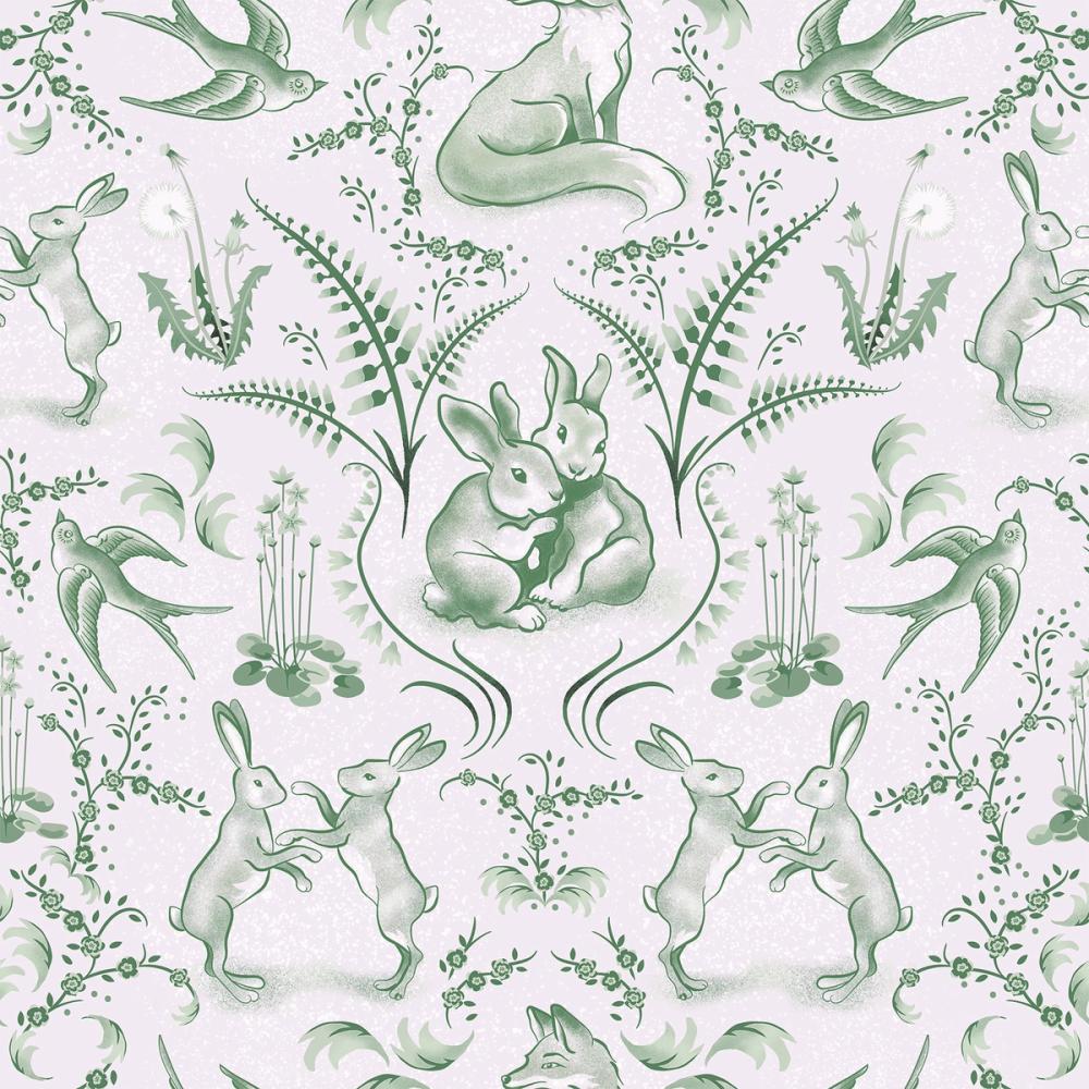 Spring Field Rabbits, Green