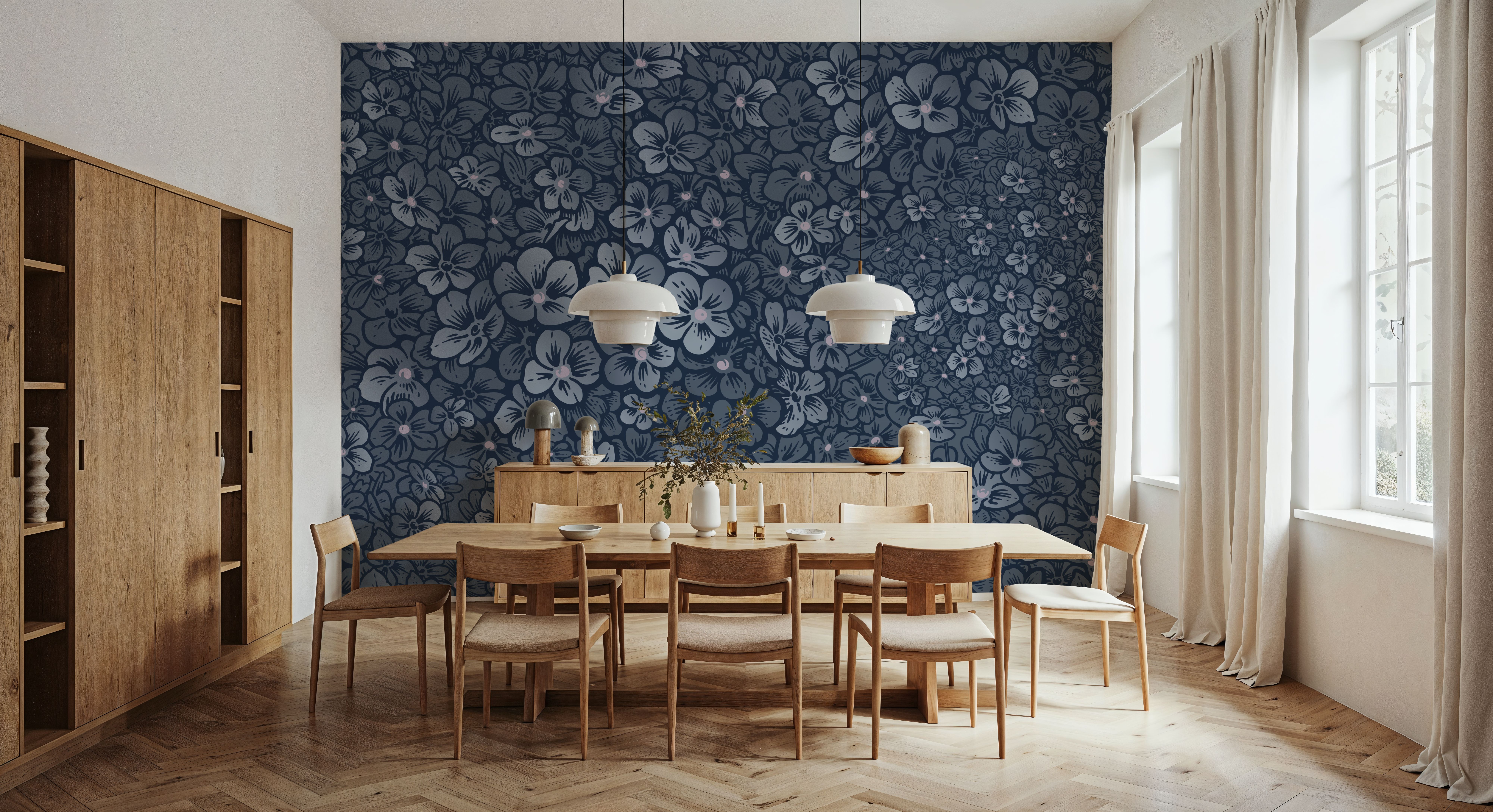 Hydrangea Heart, Tapeten