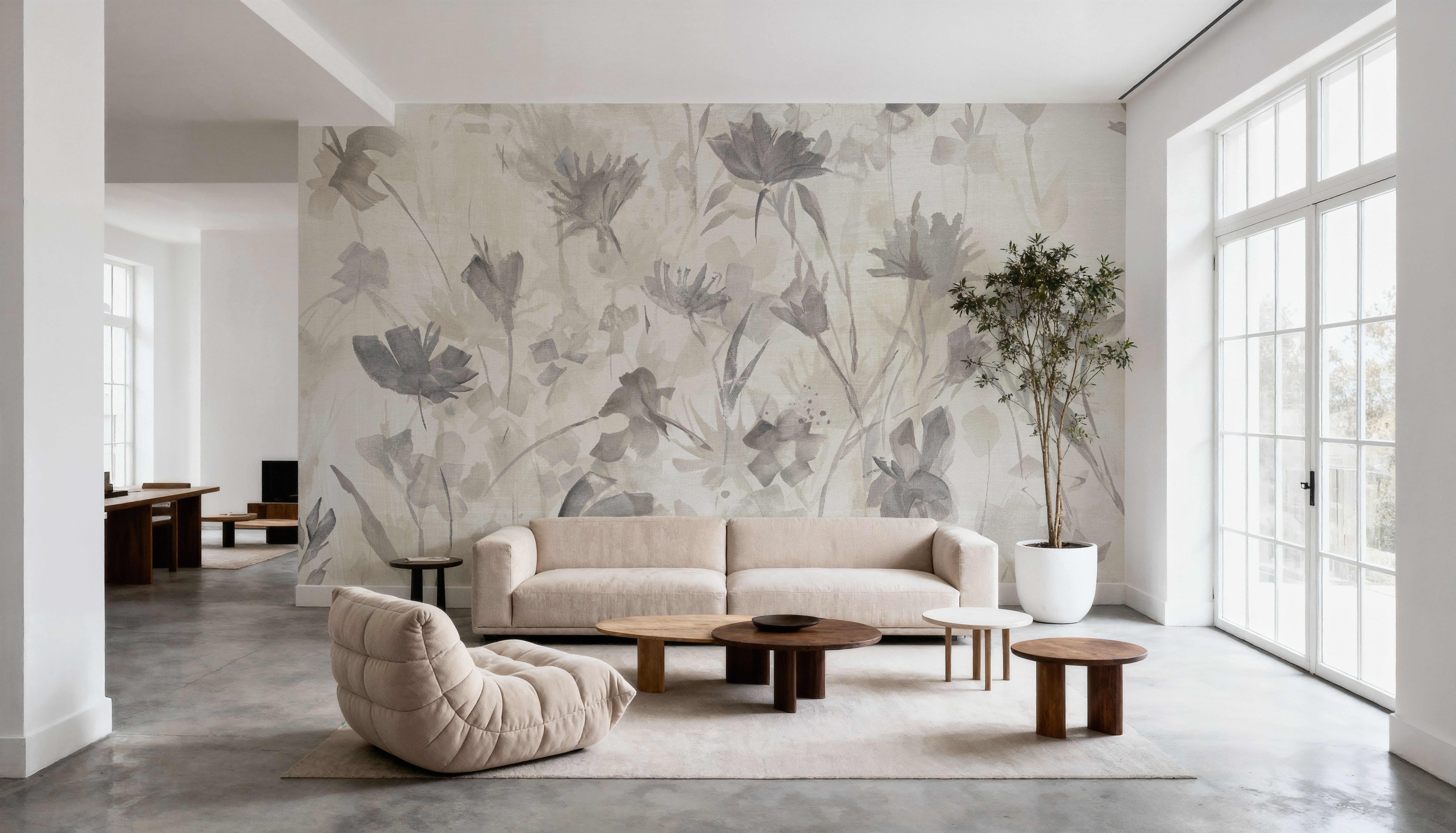 Garden Shadows III Purple Grey