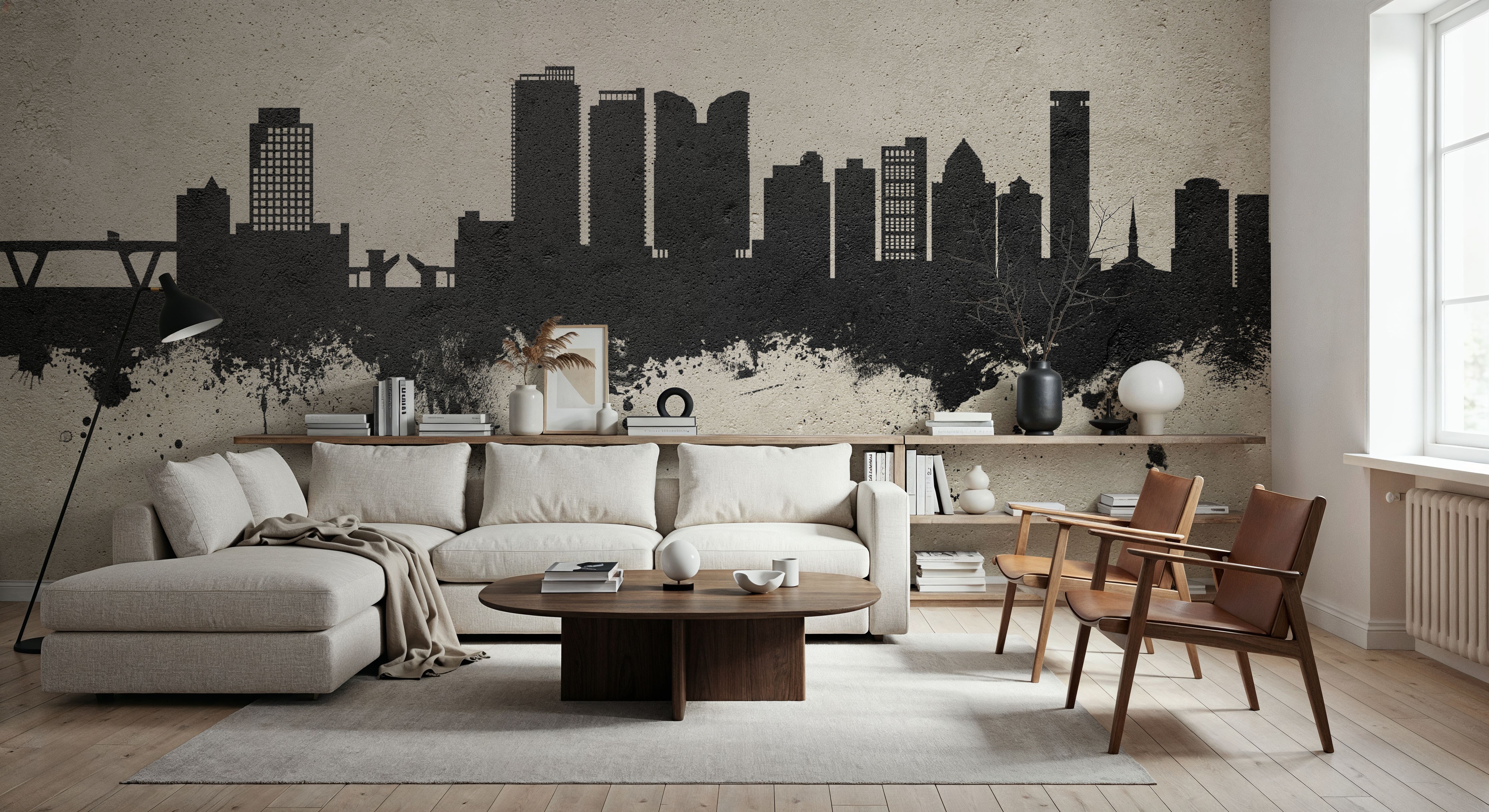 Fort Lauderdale Florida Skyline Concrete, Papier peint