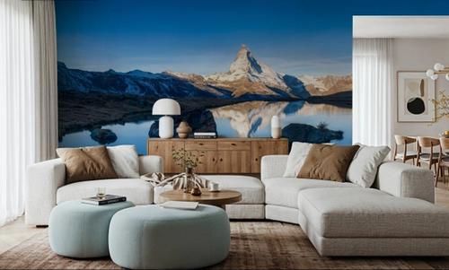 Matterhorn Reflections Blue