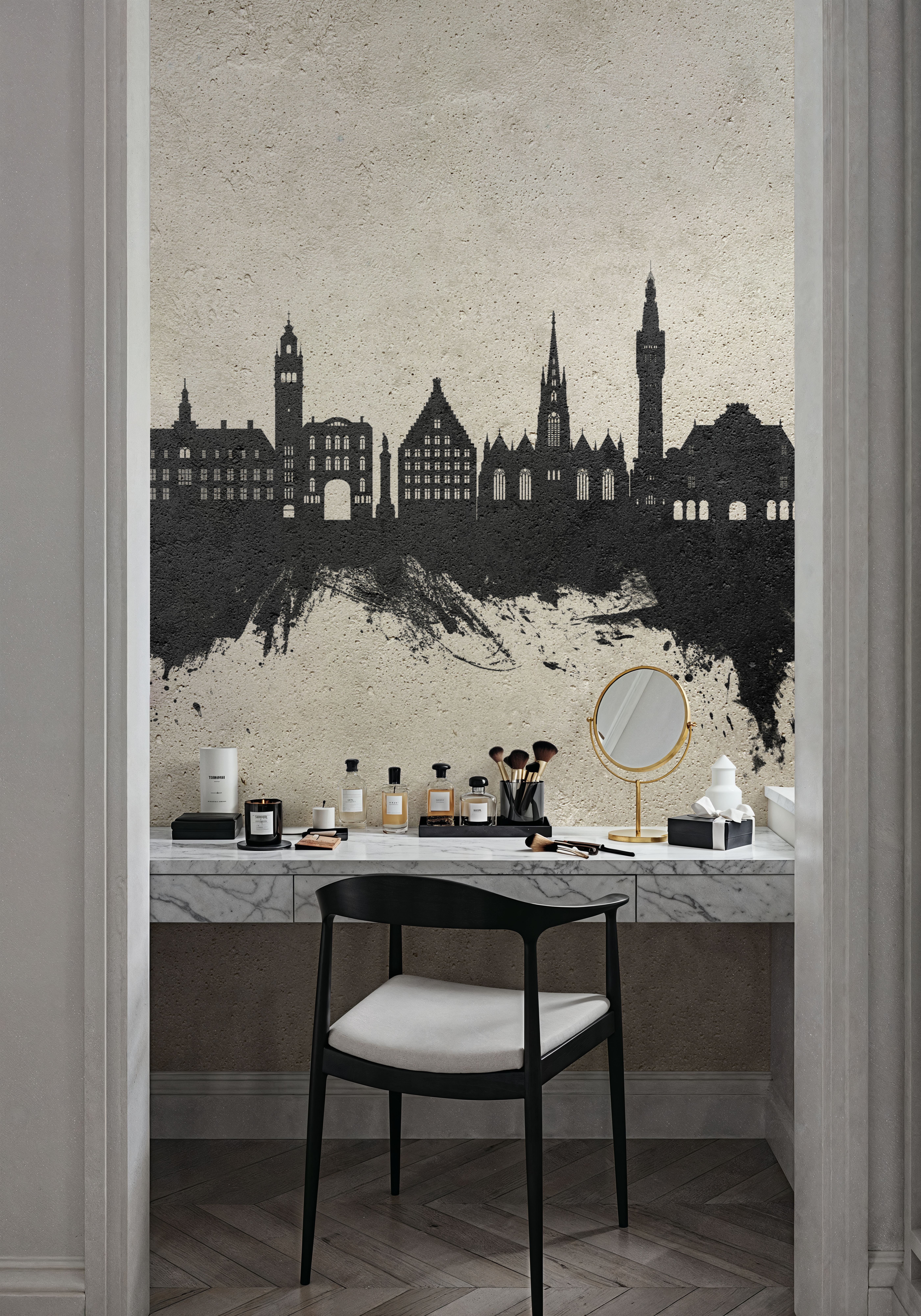 Lille France Skyline Concrete