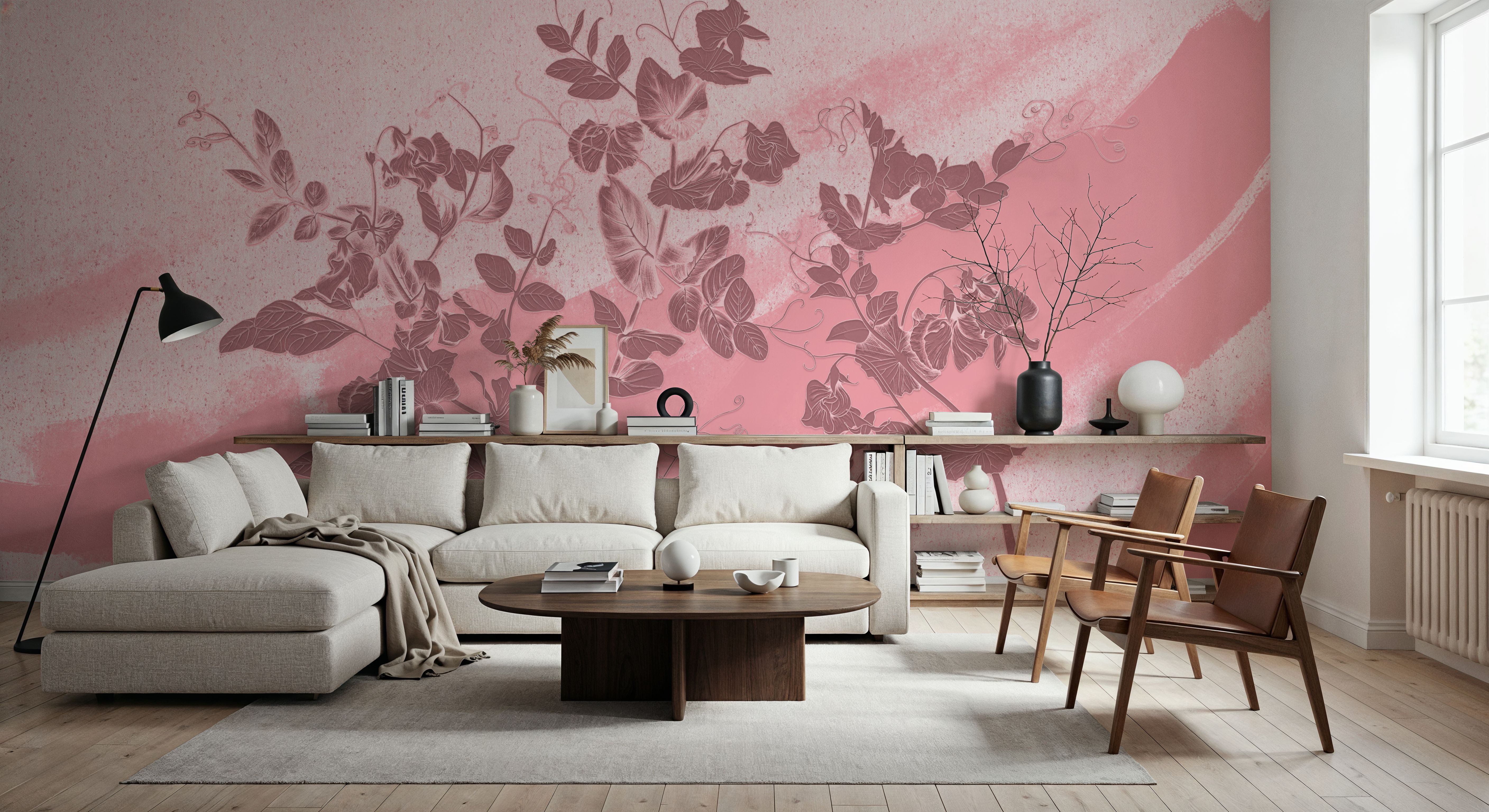 Sweet Peas Stroke Red