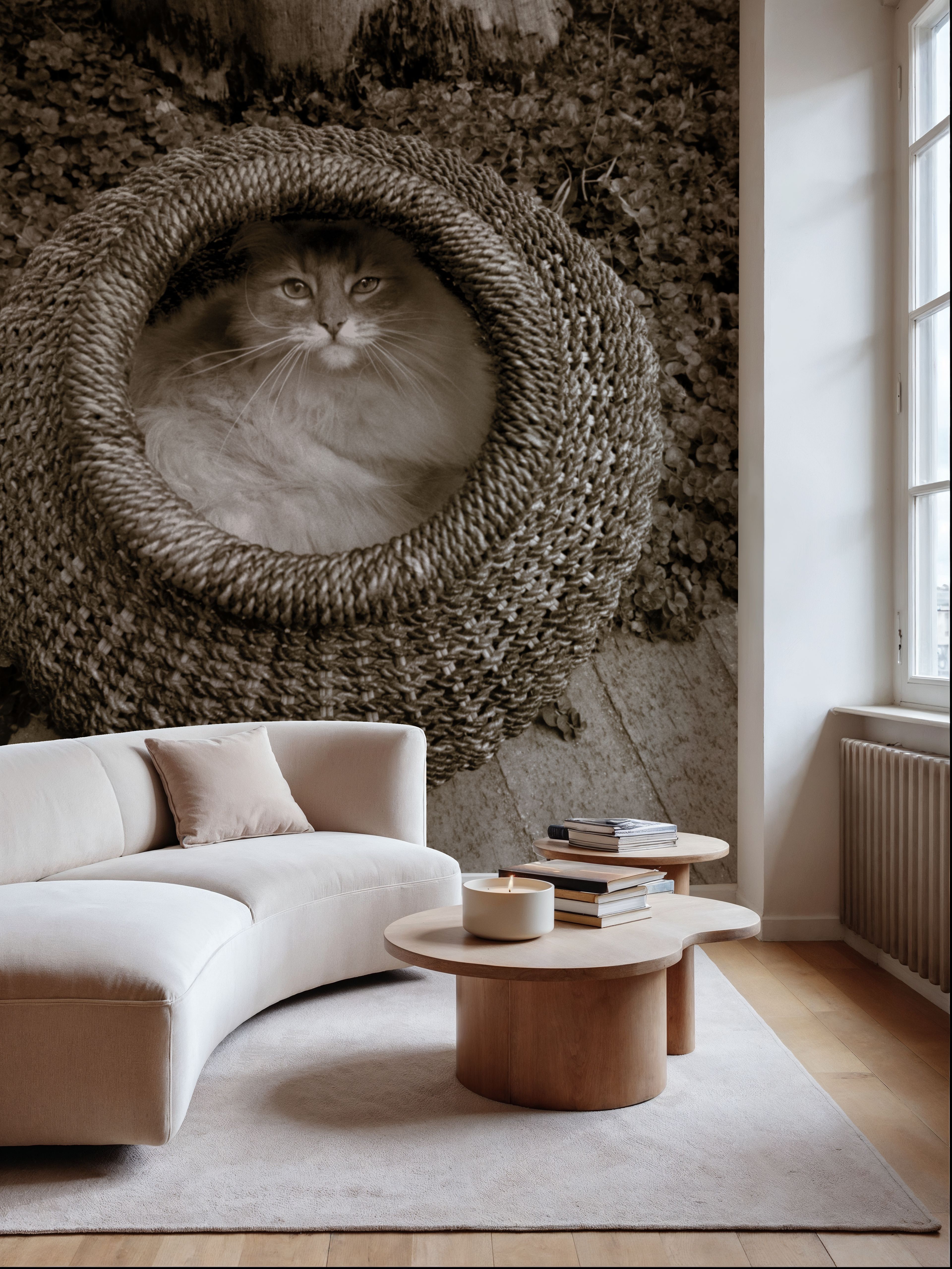 Cat In The Basket