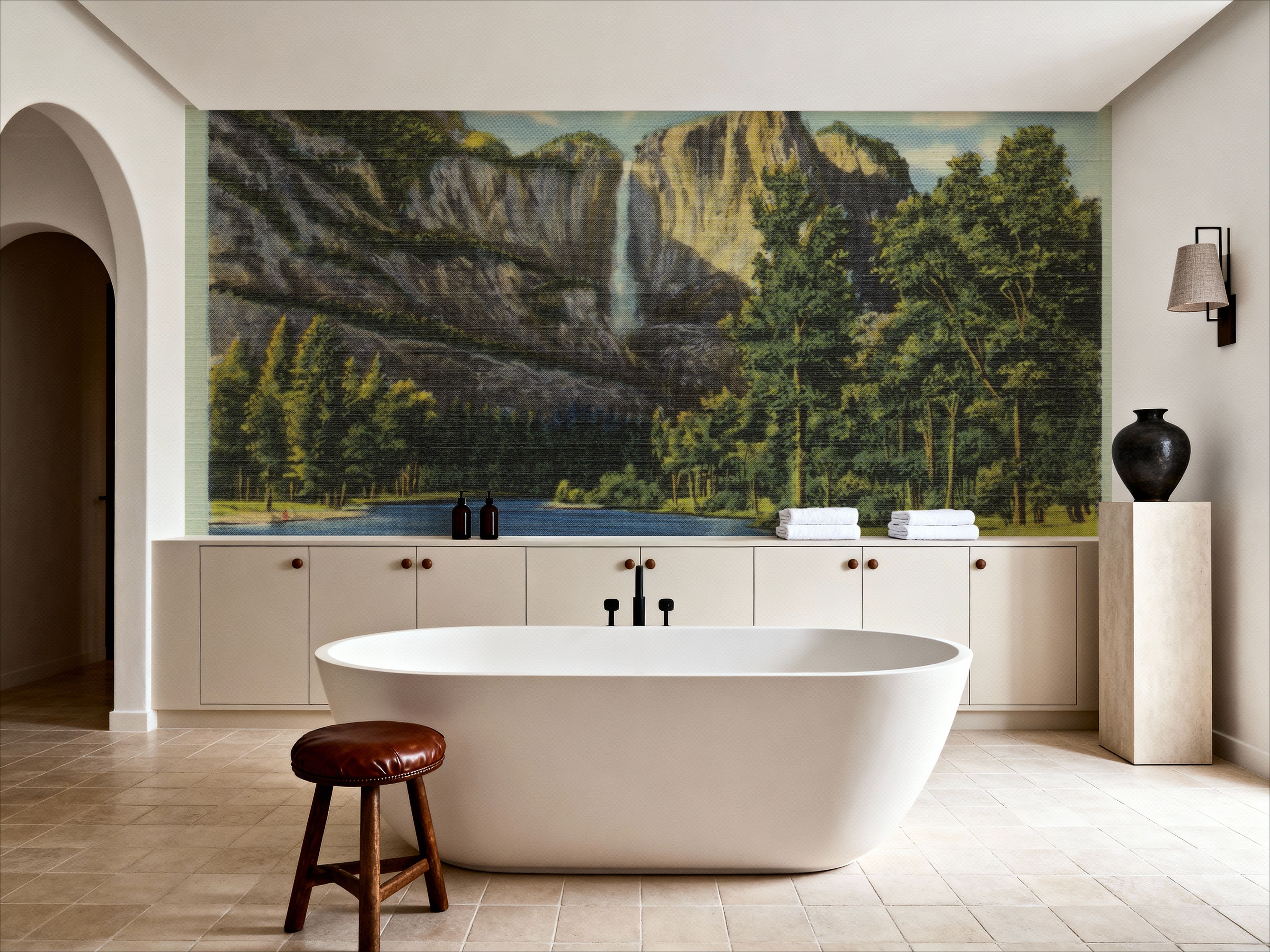 Greetings from Yosemite - Screenprint Postcard