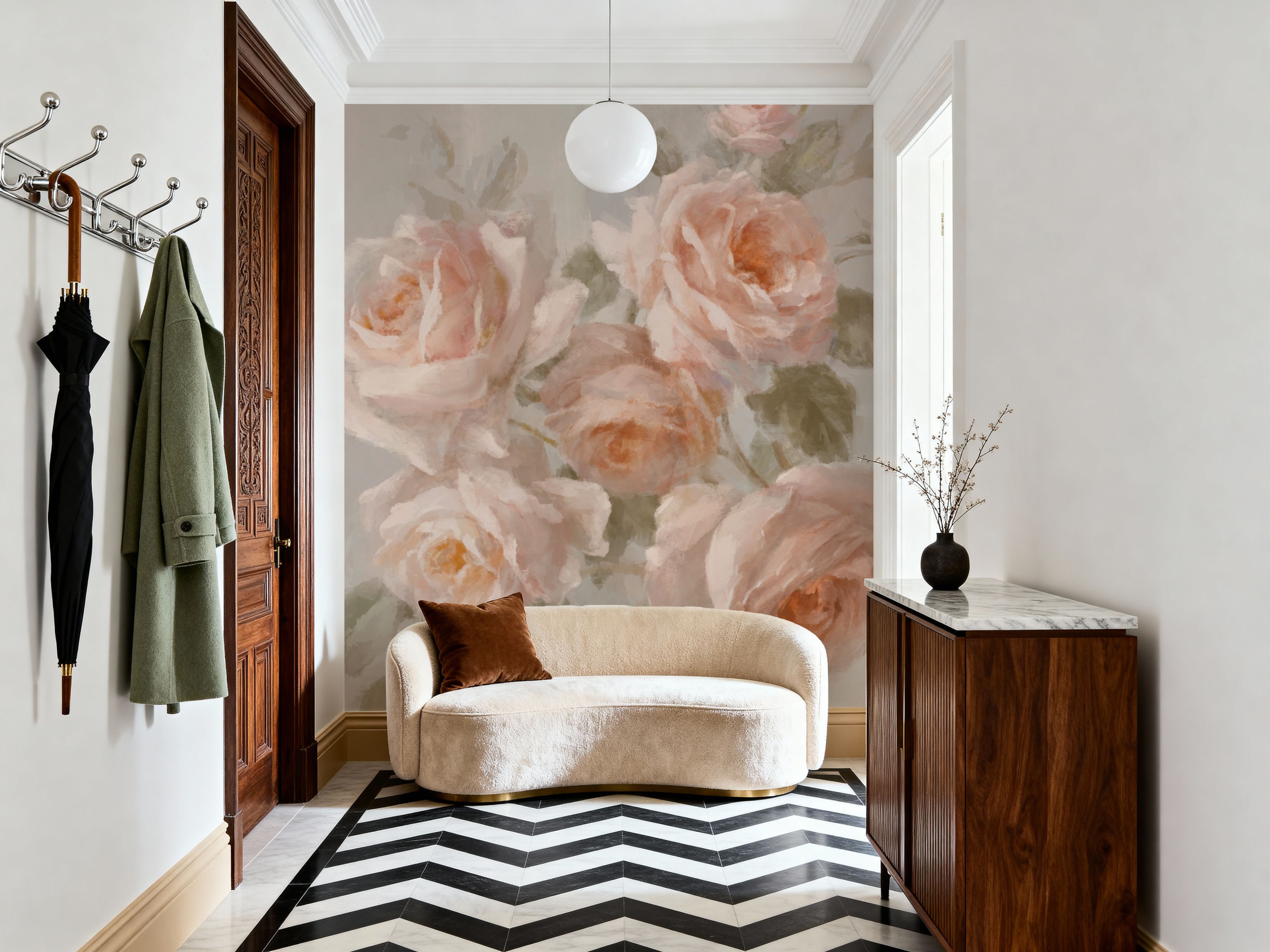 A Sprig of Roses I