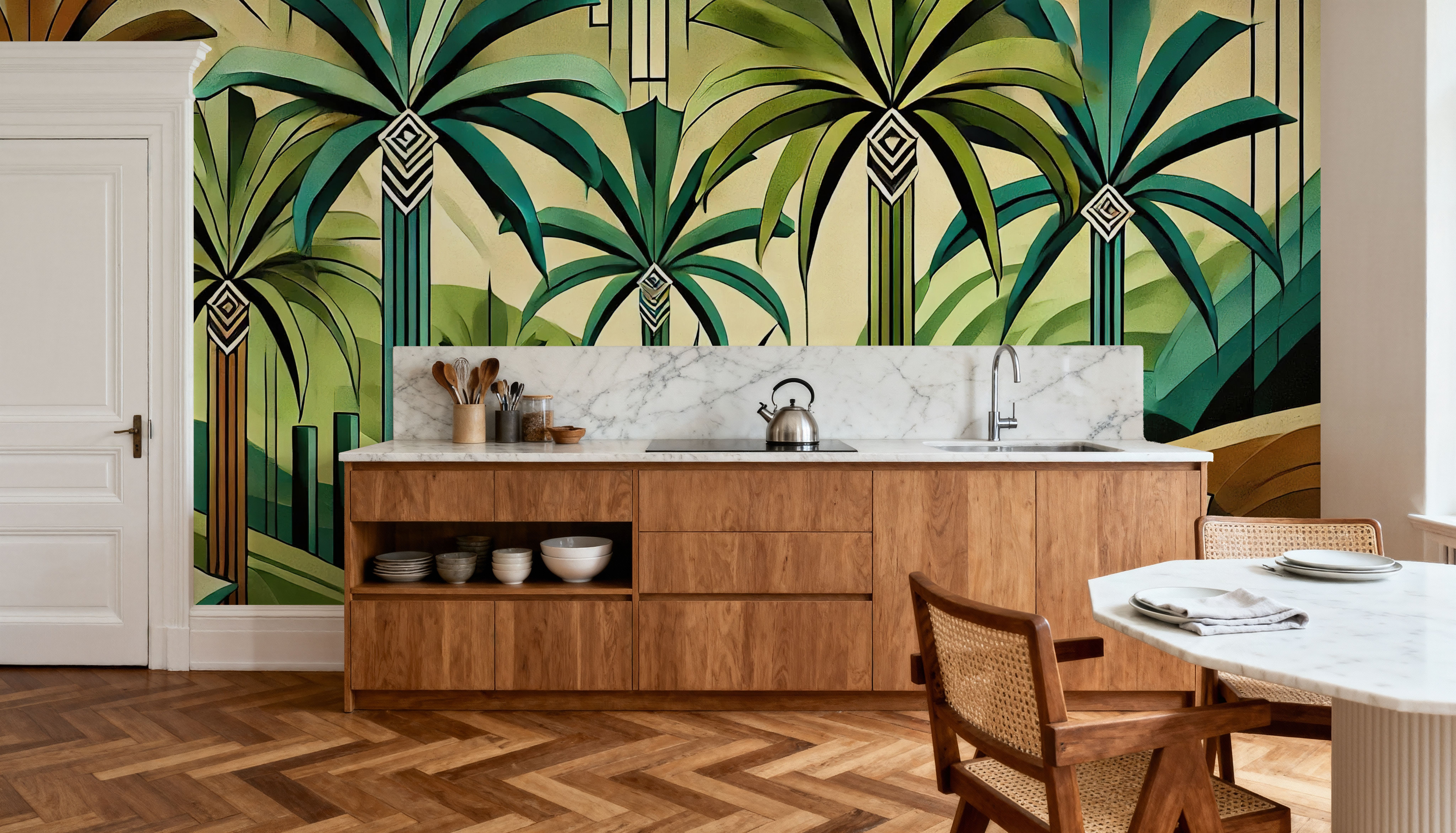 Tropical Art Deco Oasis
