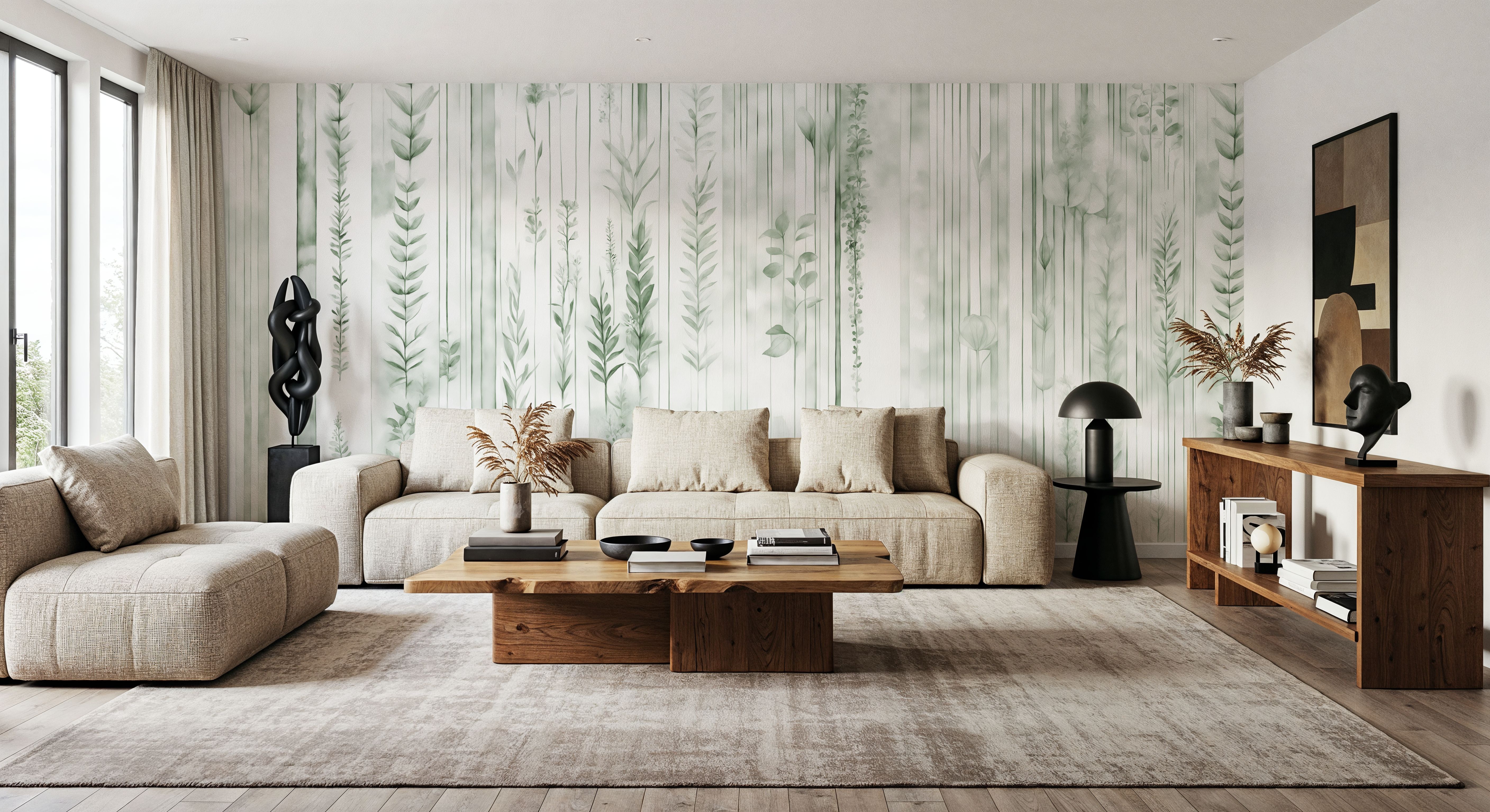 Botanical Wall Green