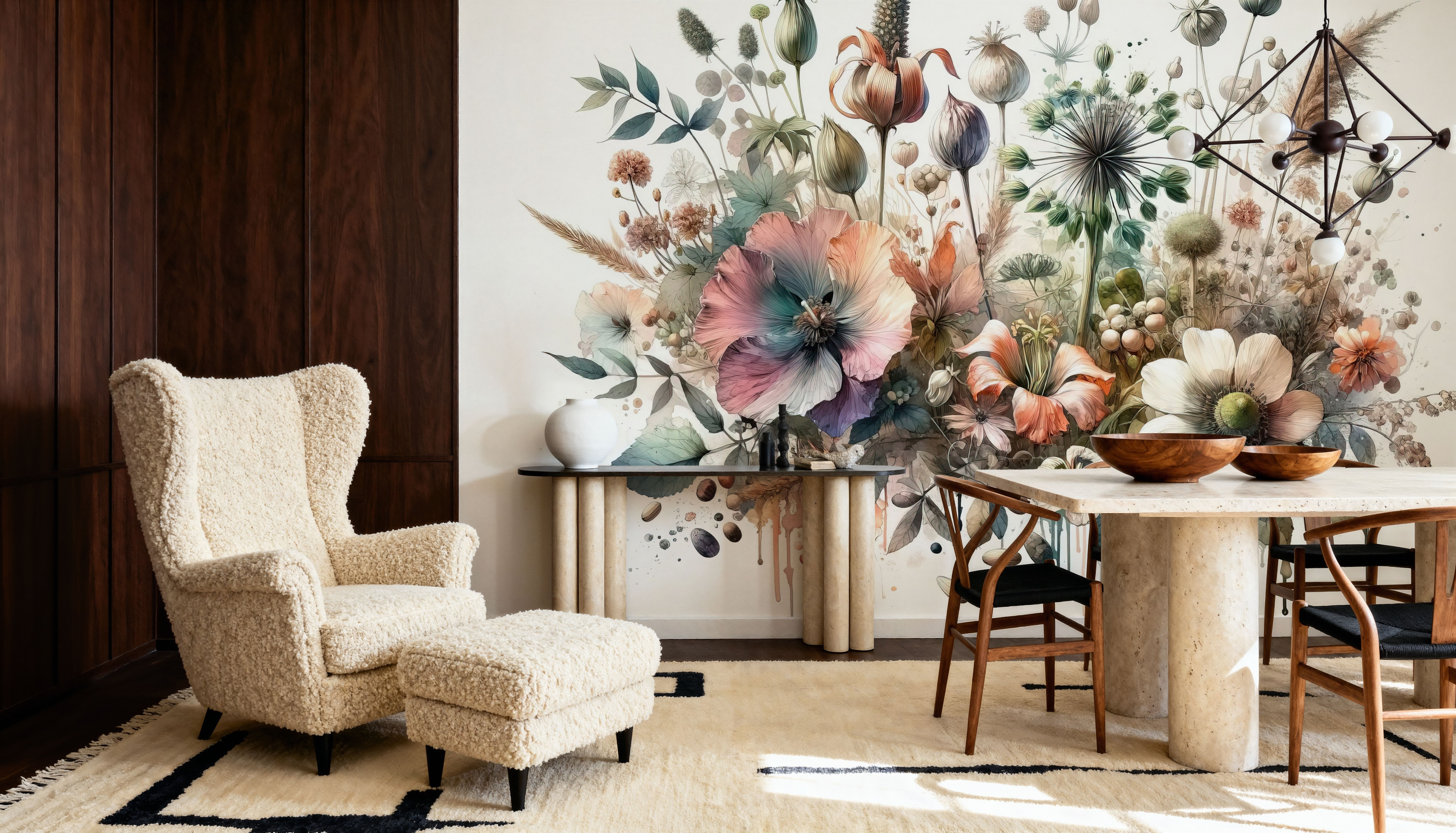 Symphony of Botanical Wonders, Wallpaper