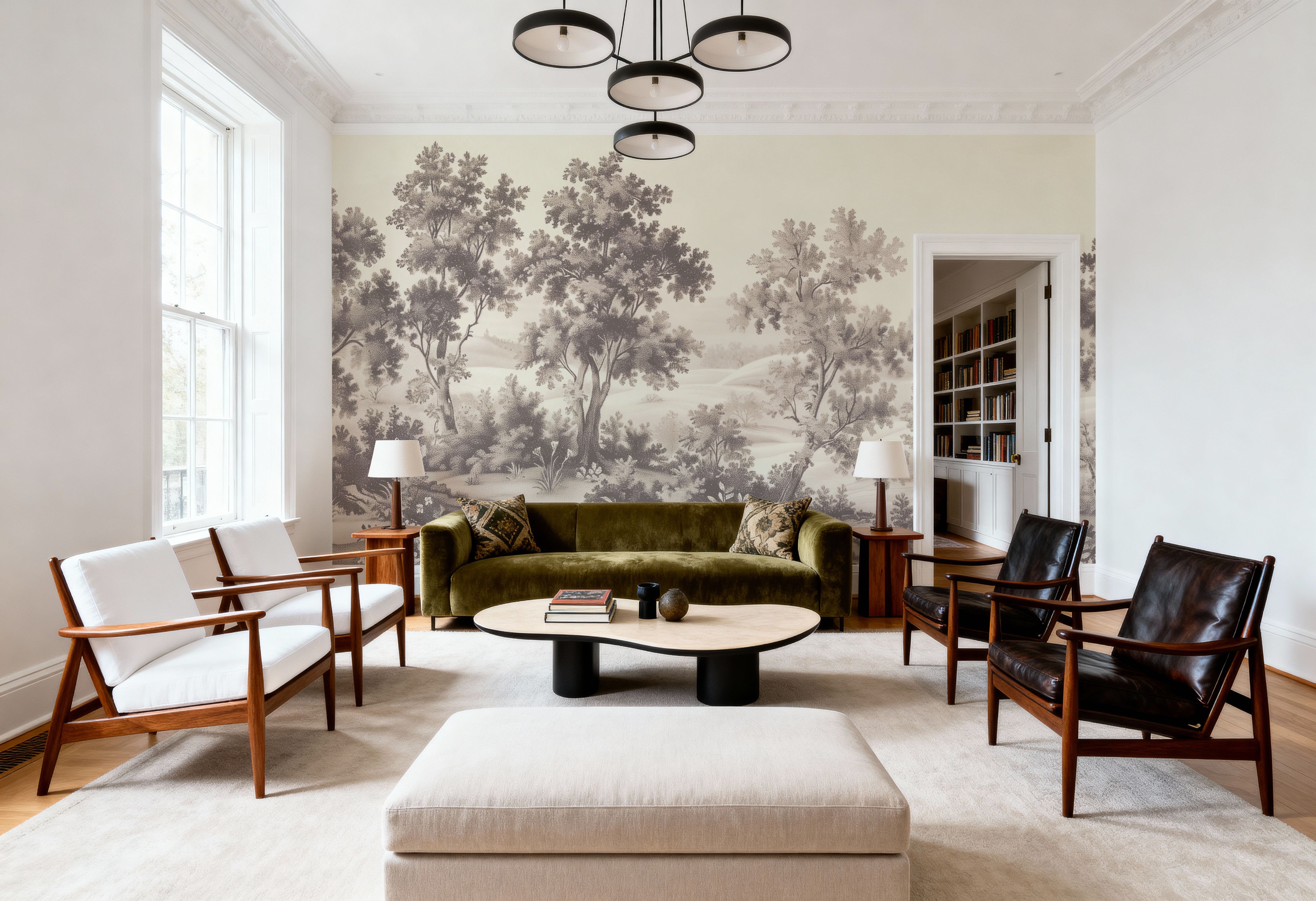 Pastoral Toile, Beige