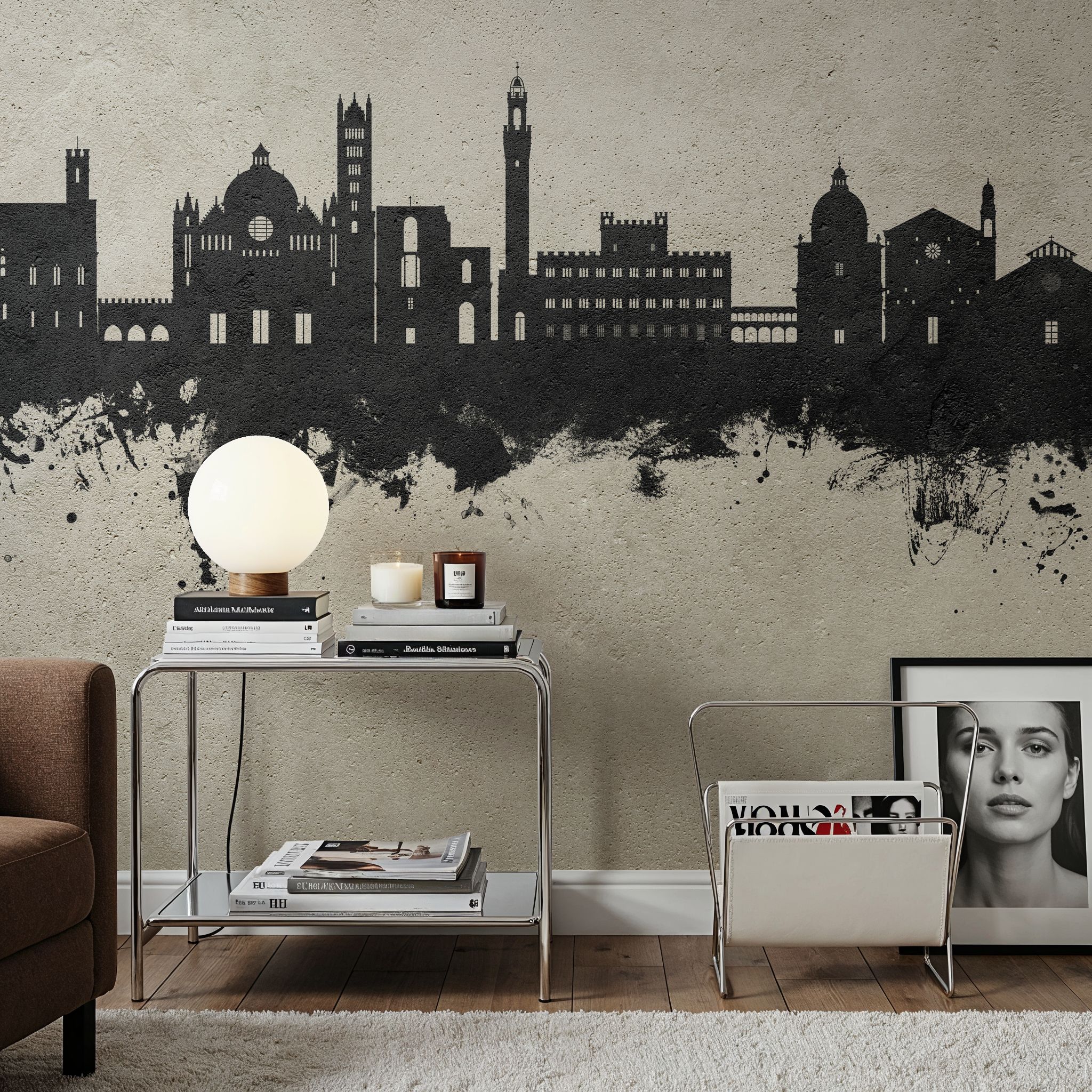 Siena Italy Skyline Concrete