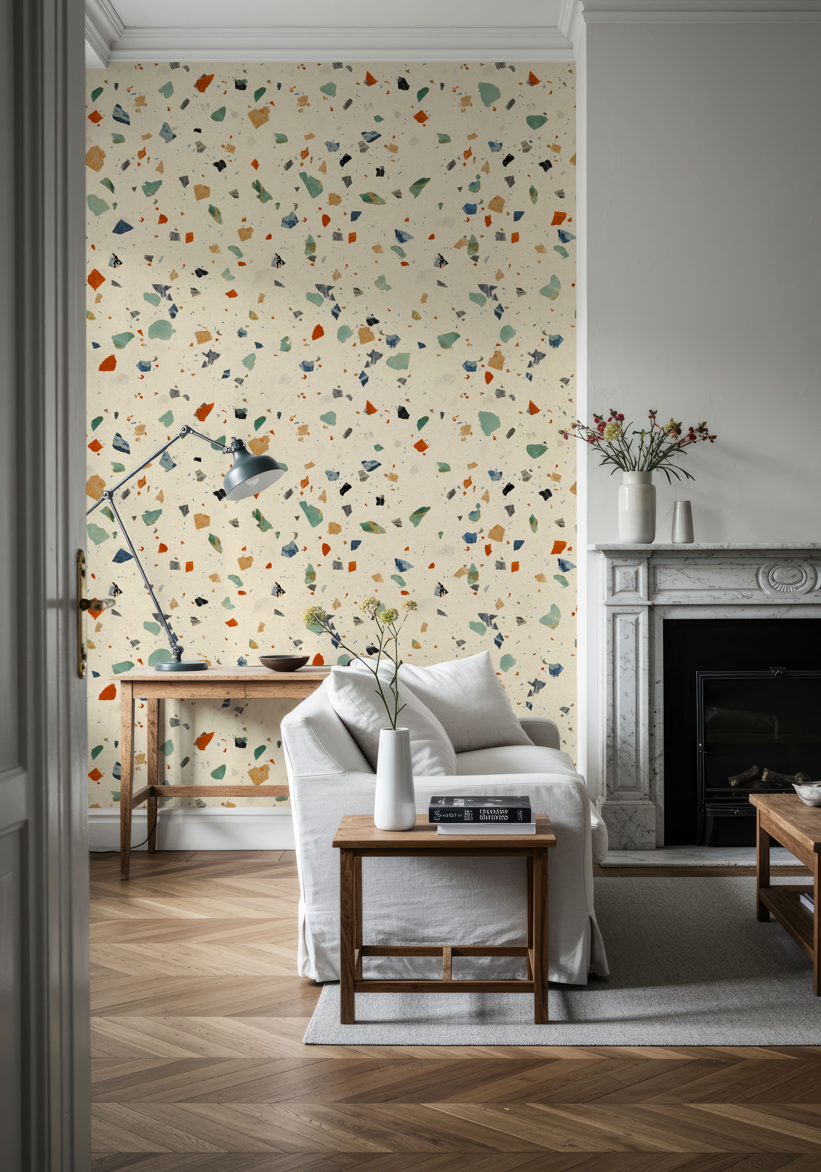 Terrazzo Multi Small, Cream