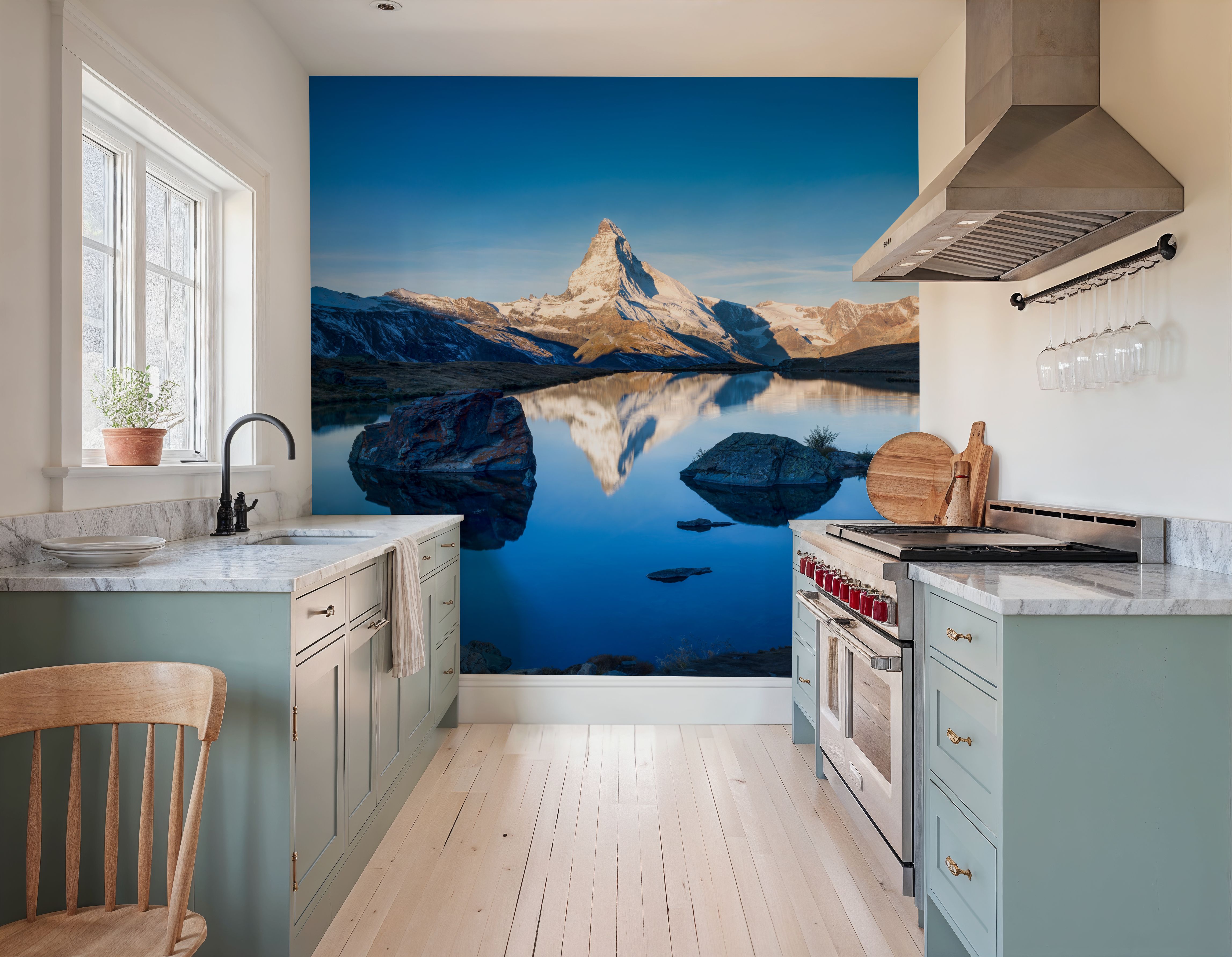 Matterhorn Reflections Blue