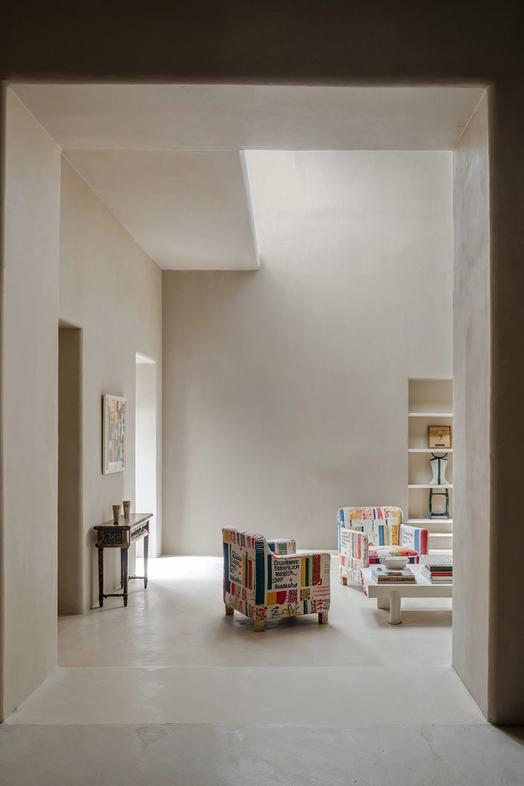 Mottled Linen Effect, Ivory