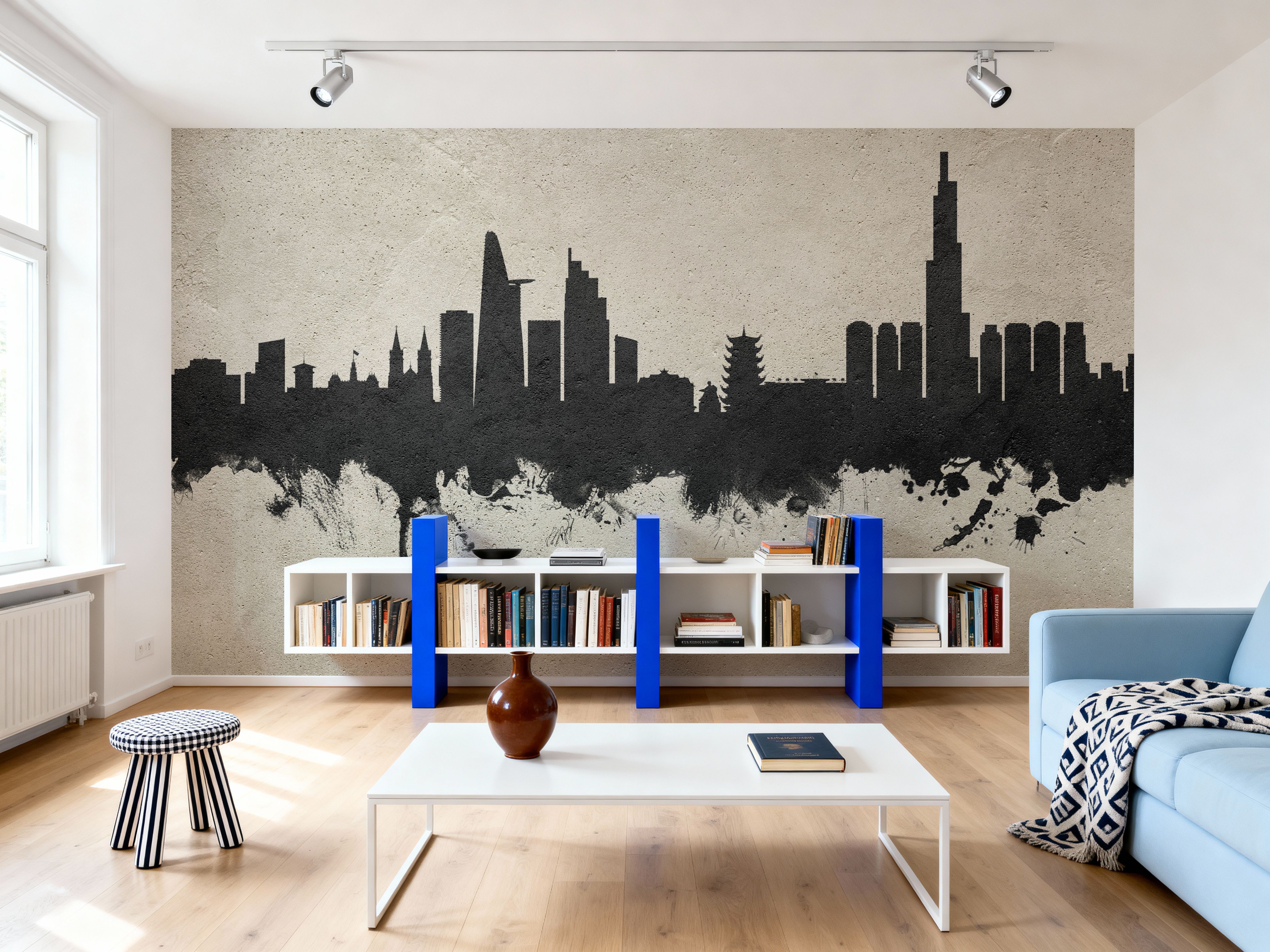 Ho Chi Minh City Vietnam Skyline Concrete