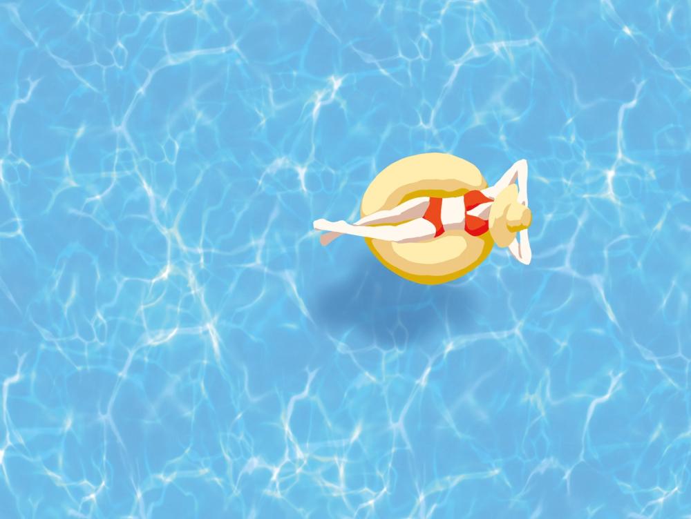 Lounging by the Pool