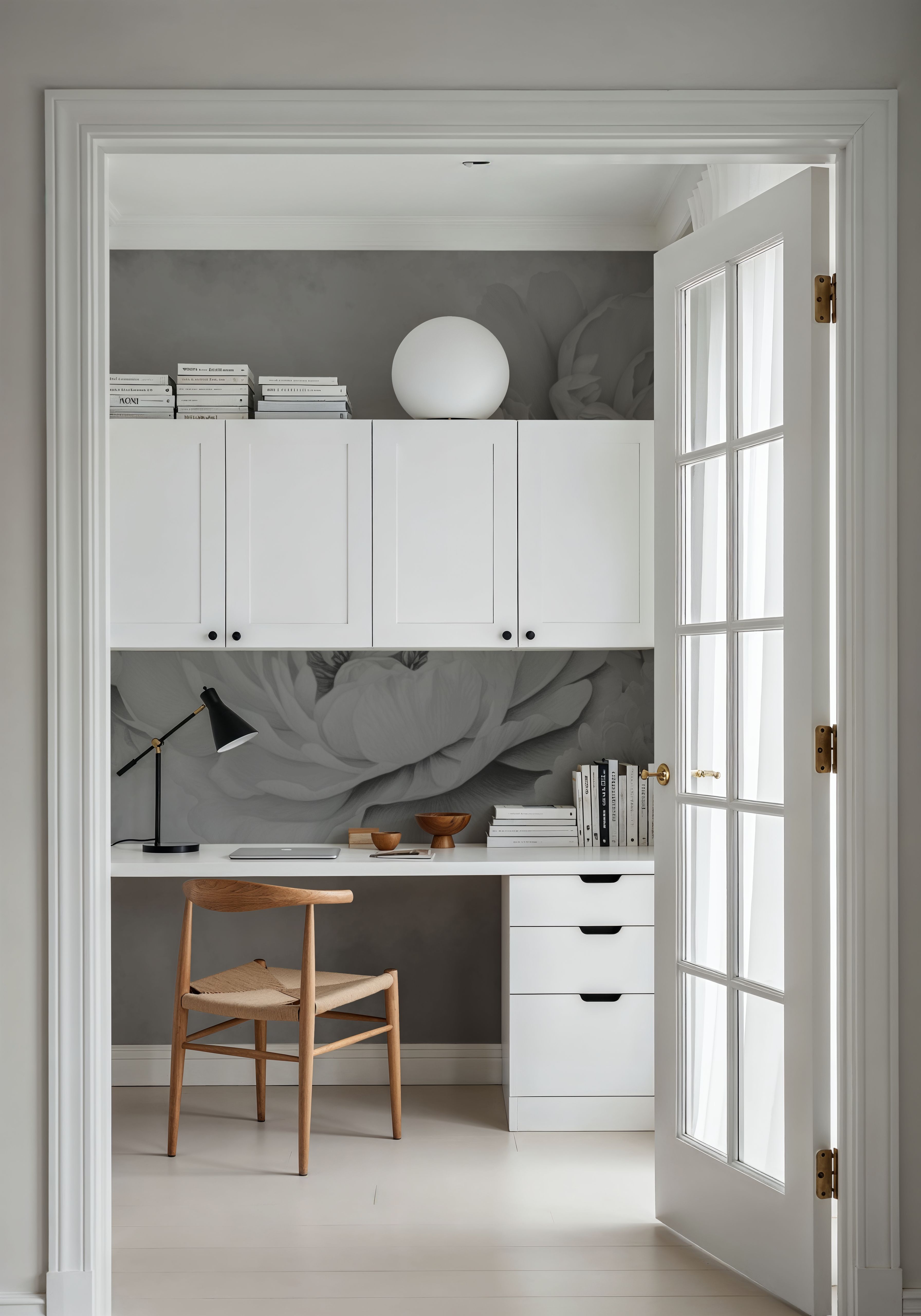 Transcendent Peony, Graphite