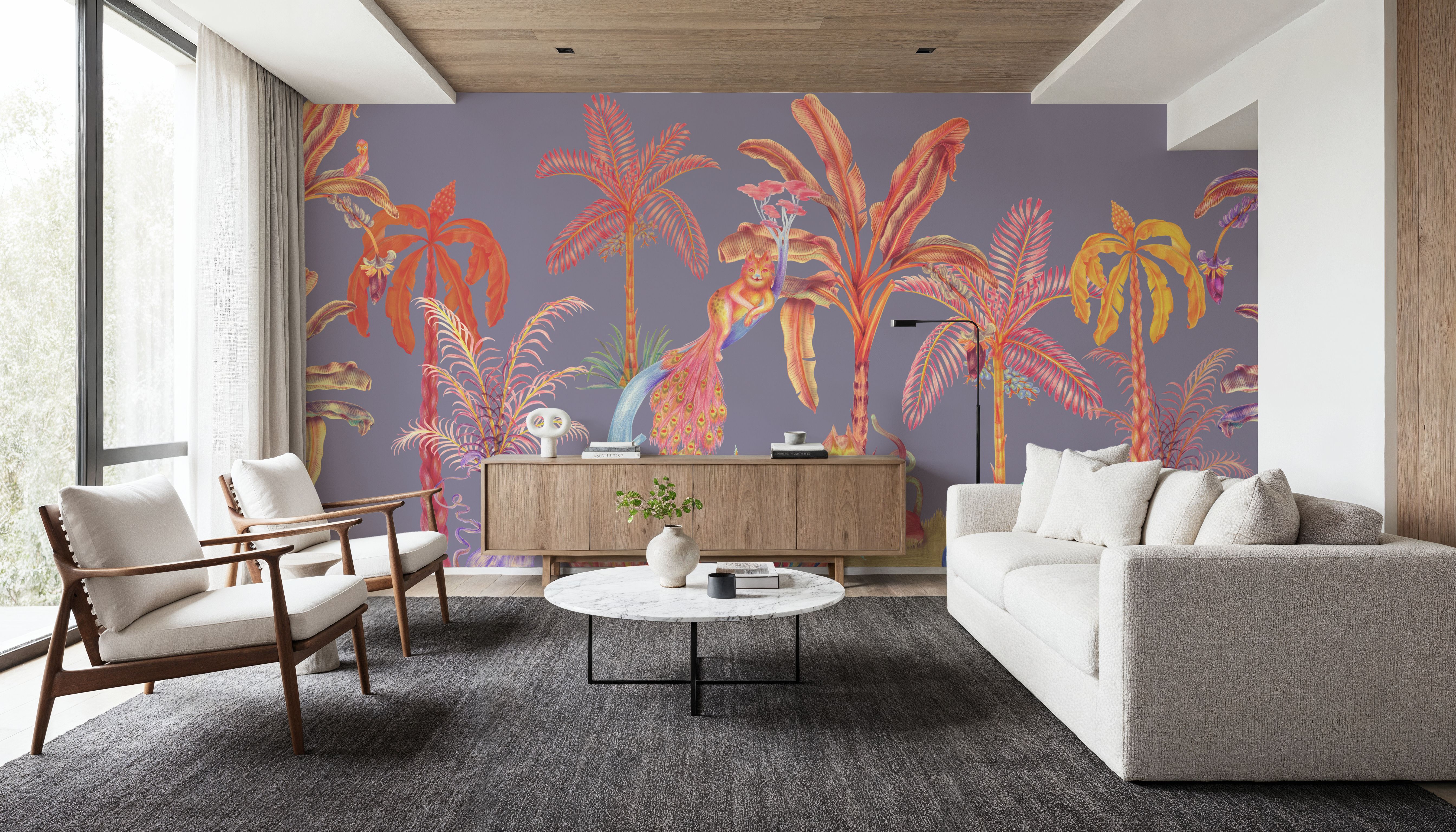 Colorful Jungle, Periwinkle